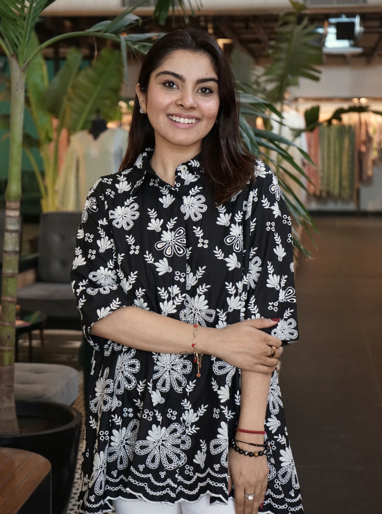 Chiara Iconic Supima Cotton Black Shirt