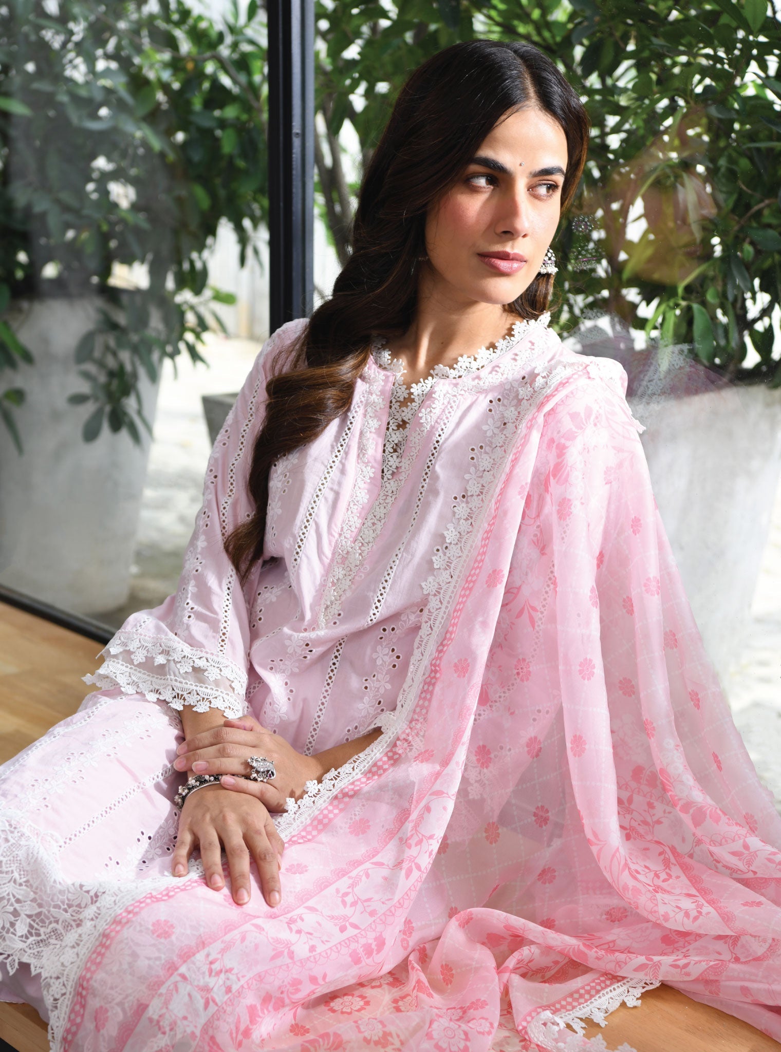 Barnet Supima Cotton Pink Kurta Set