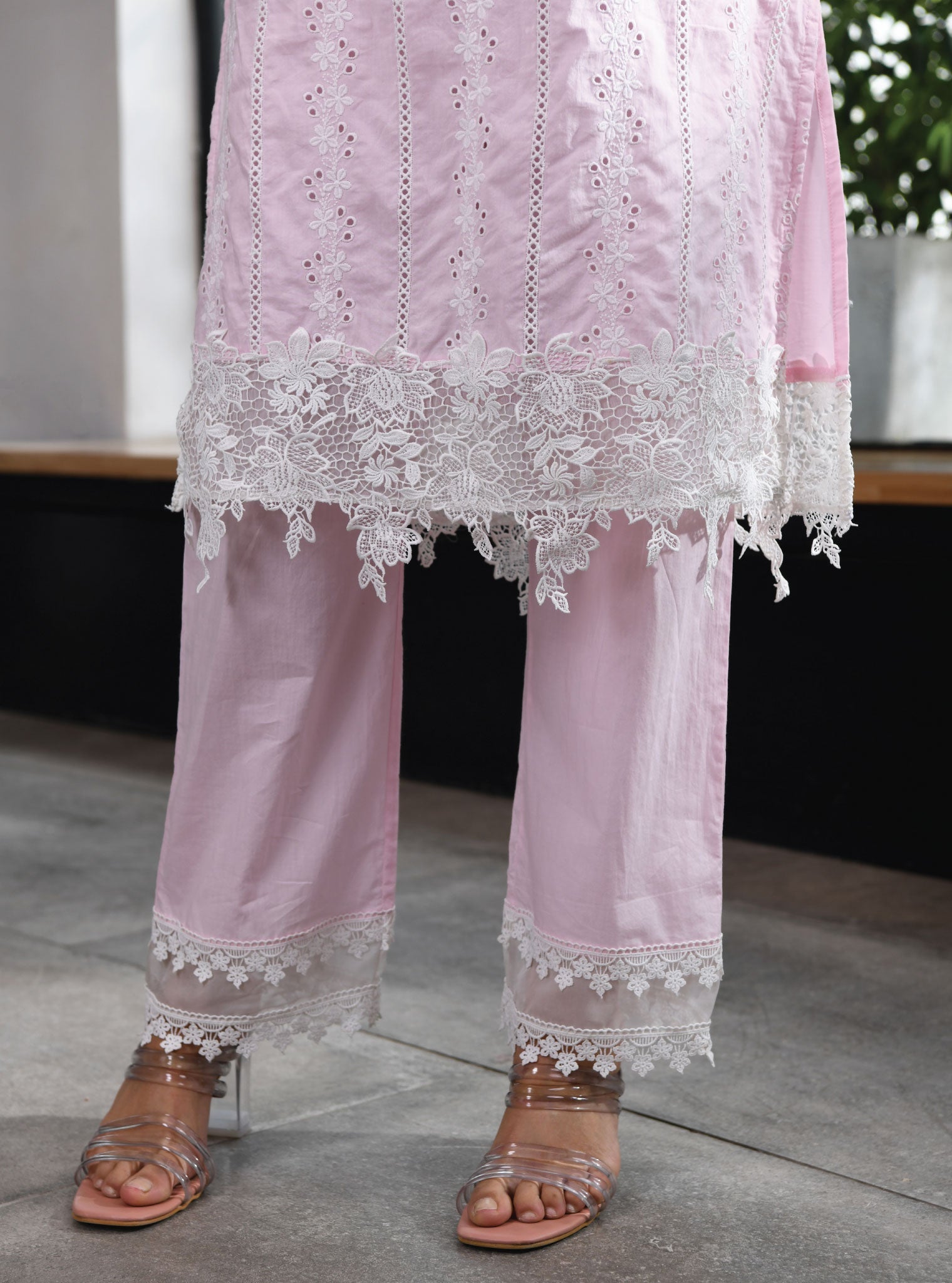 Barnet Supima Cotton Pink Kurta Set