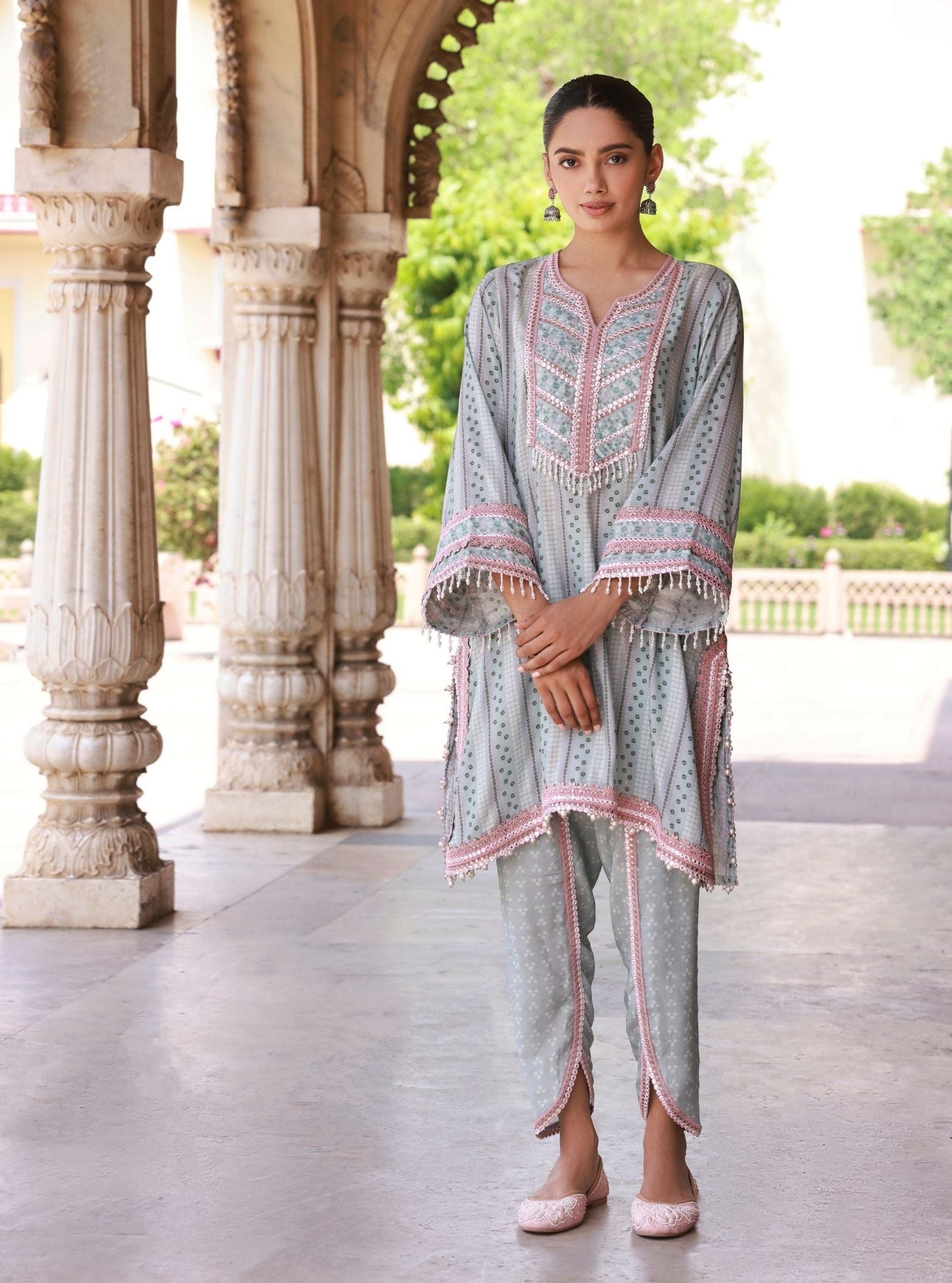 Vanera Lawn Blue Kurta Set