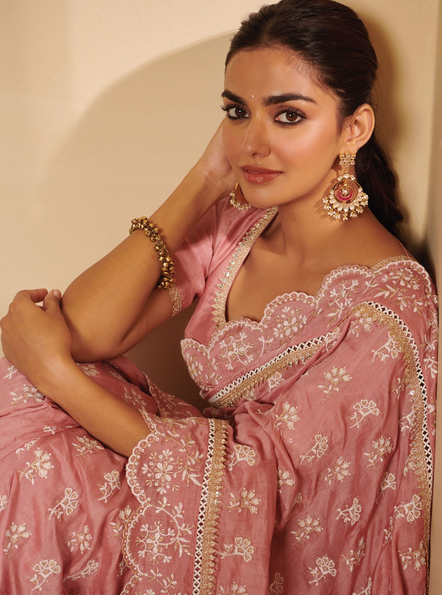 Nirvana Silk Mauve Saree