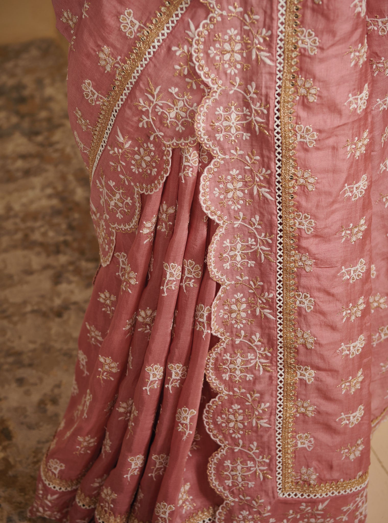 Nirvana Silk Mauve Saree