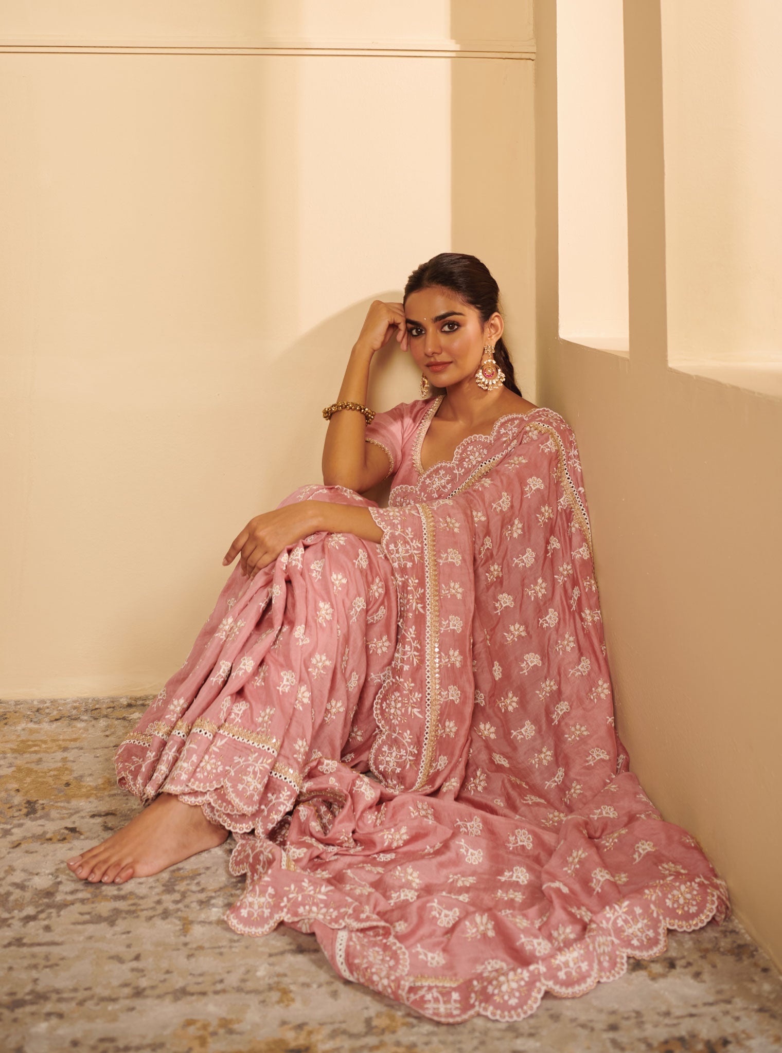 Nirvana Silk Mauve Saree