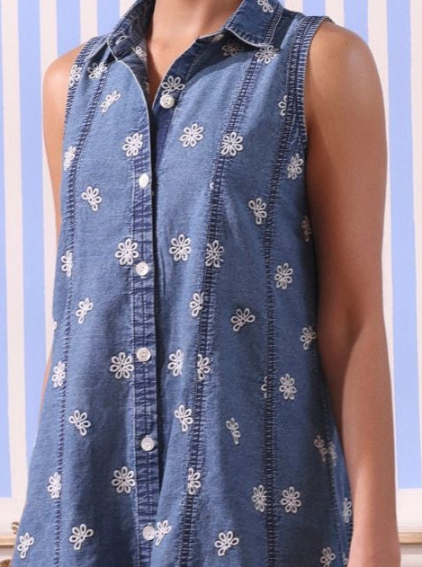 Lavinia Denim Blue Dress