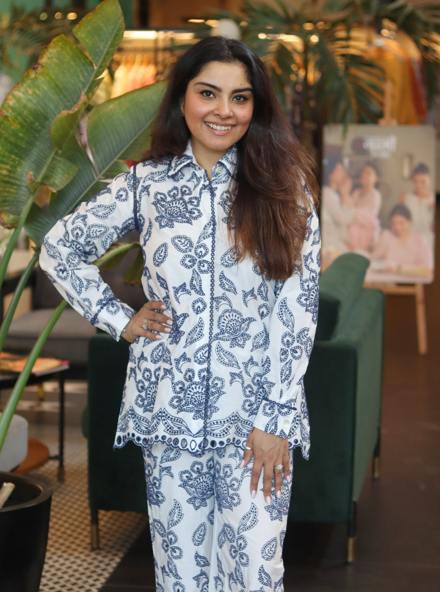 Sasha Supima Cotton White Co-ord Set