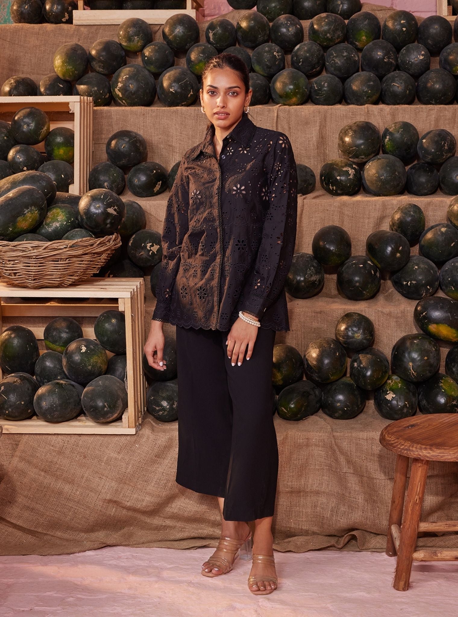 Sia Iconic Supima Cotton Black Shirt