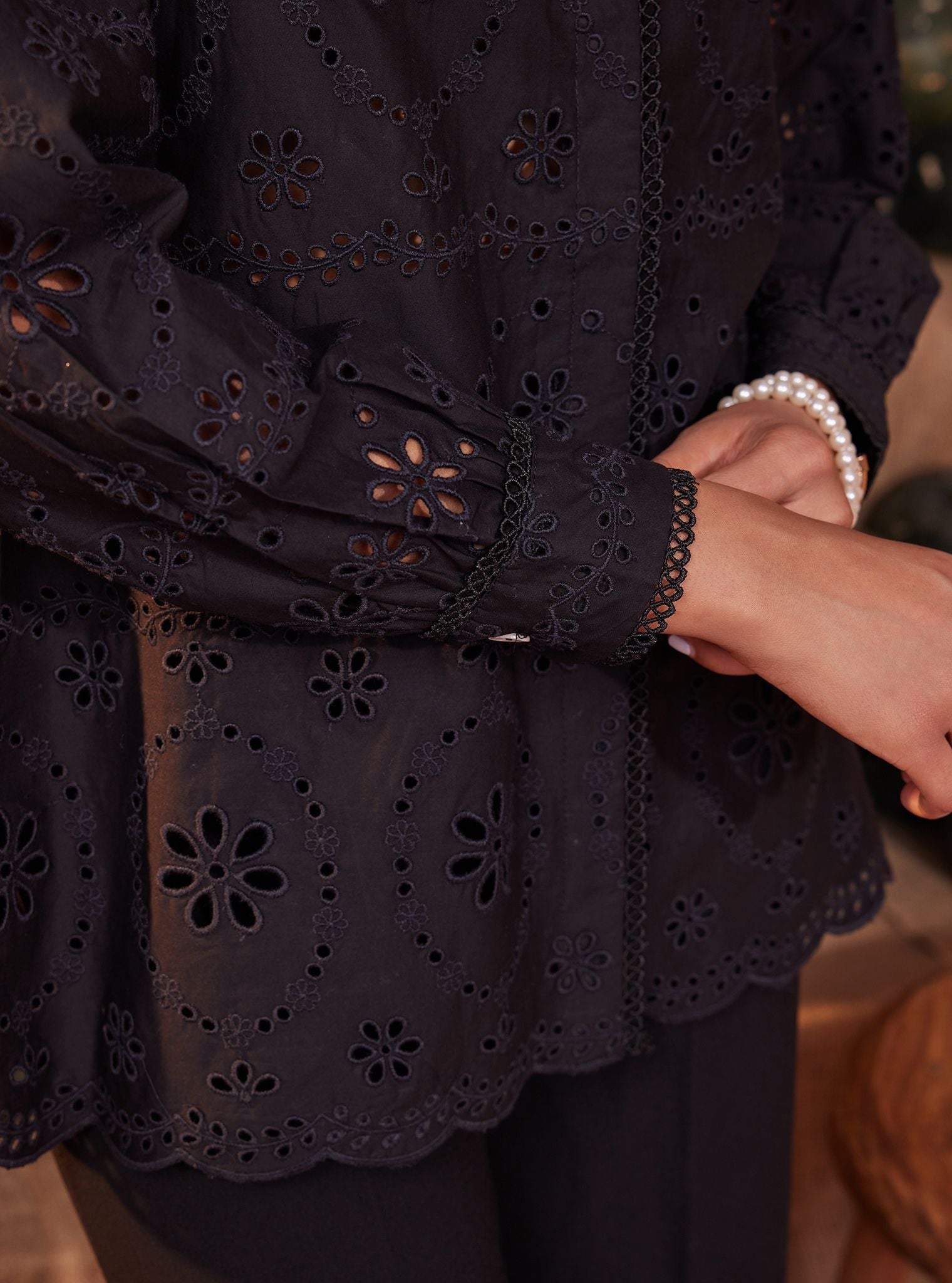 Sia Iconic Supima Cotton Black Shirt