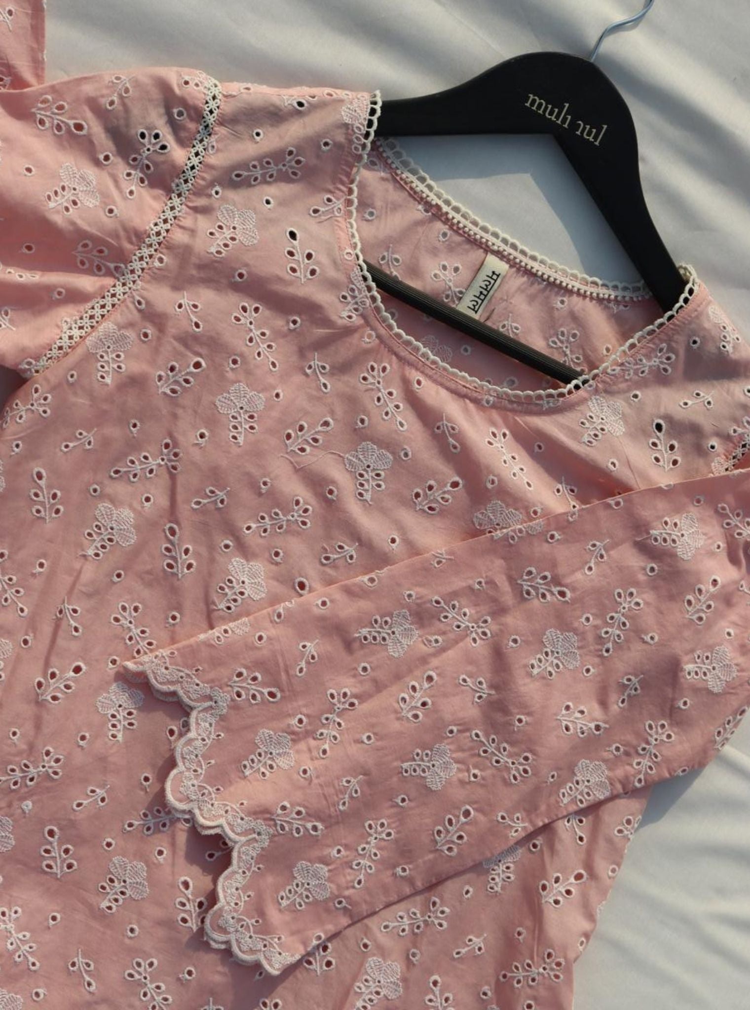 Hannah Supima Cotton Light Pink Co-ord Set