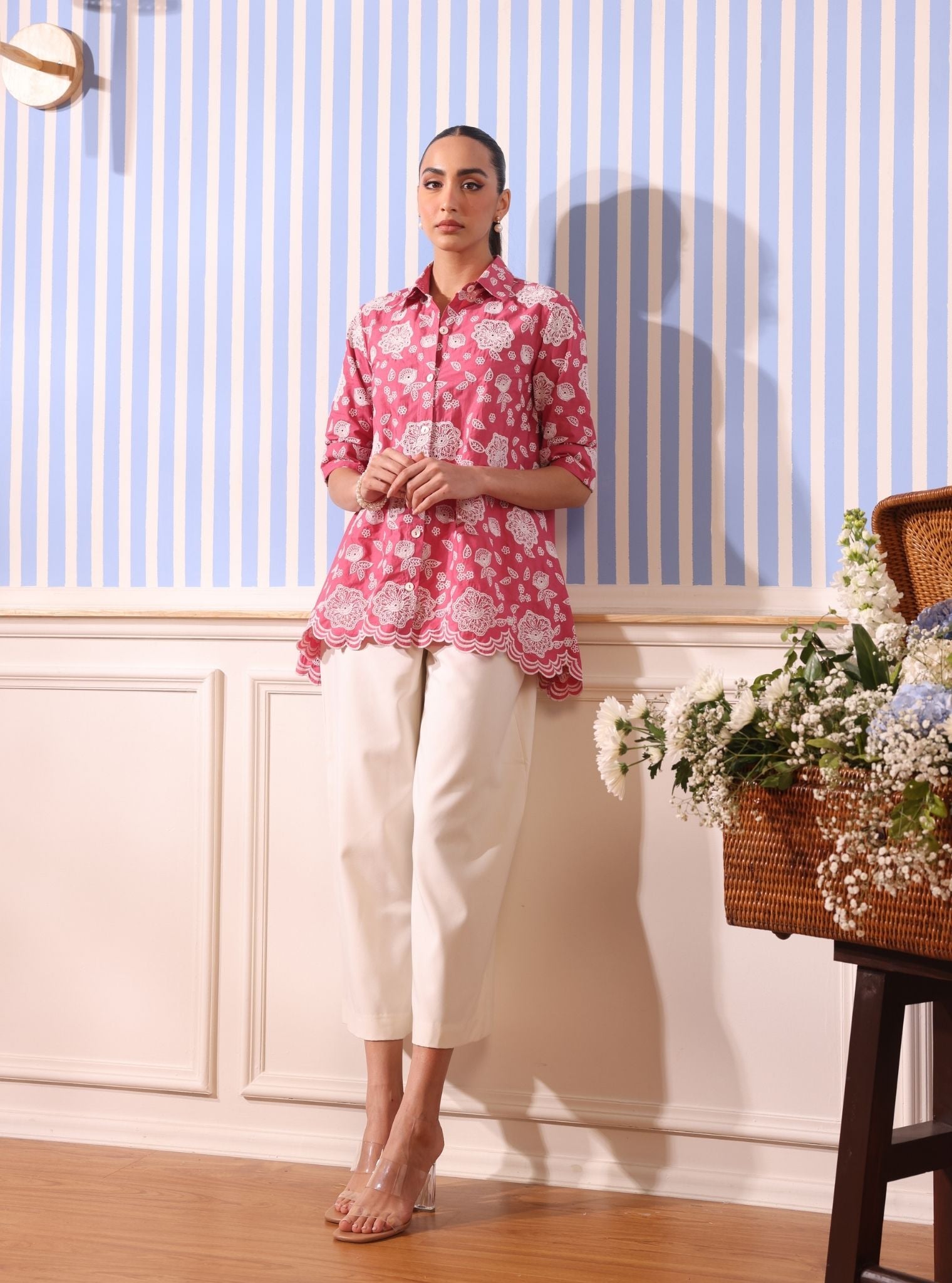 Soren Supima Cotton Fuschia Shirt