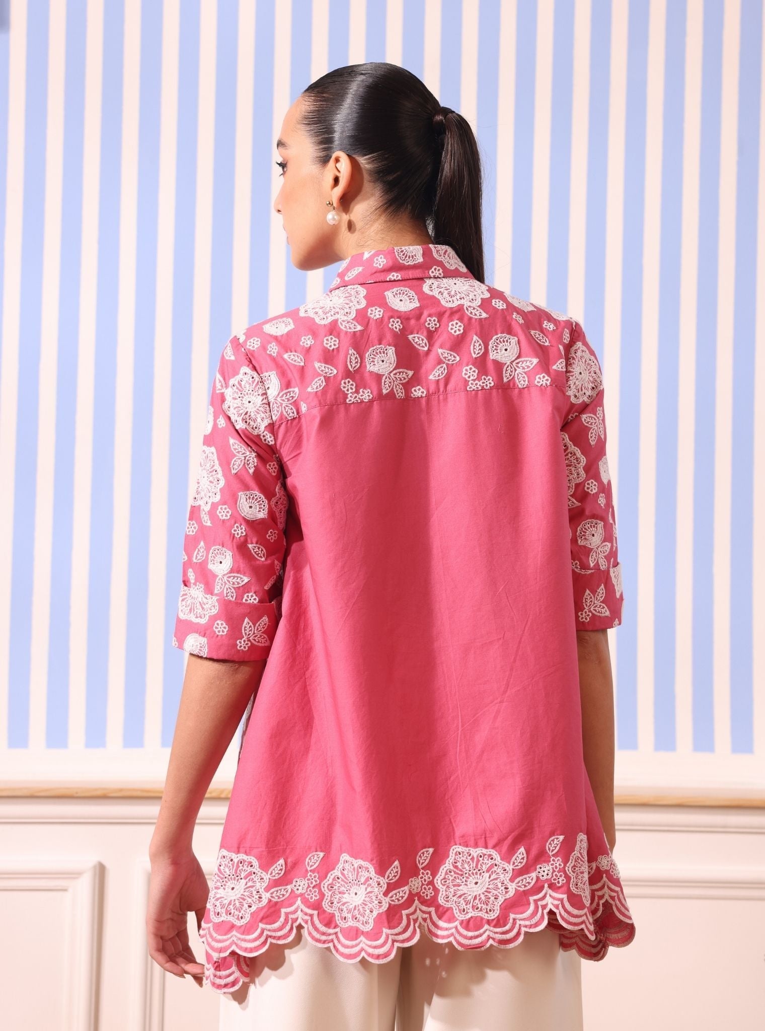 Soren Supima Cotton Fuschia Shirt