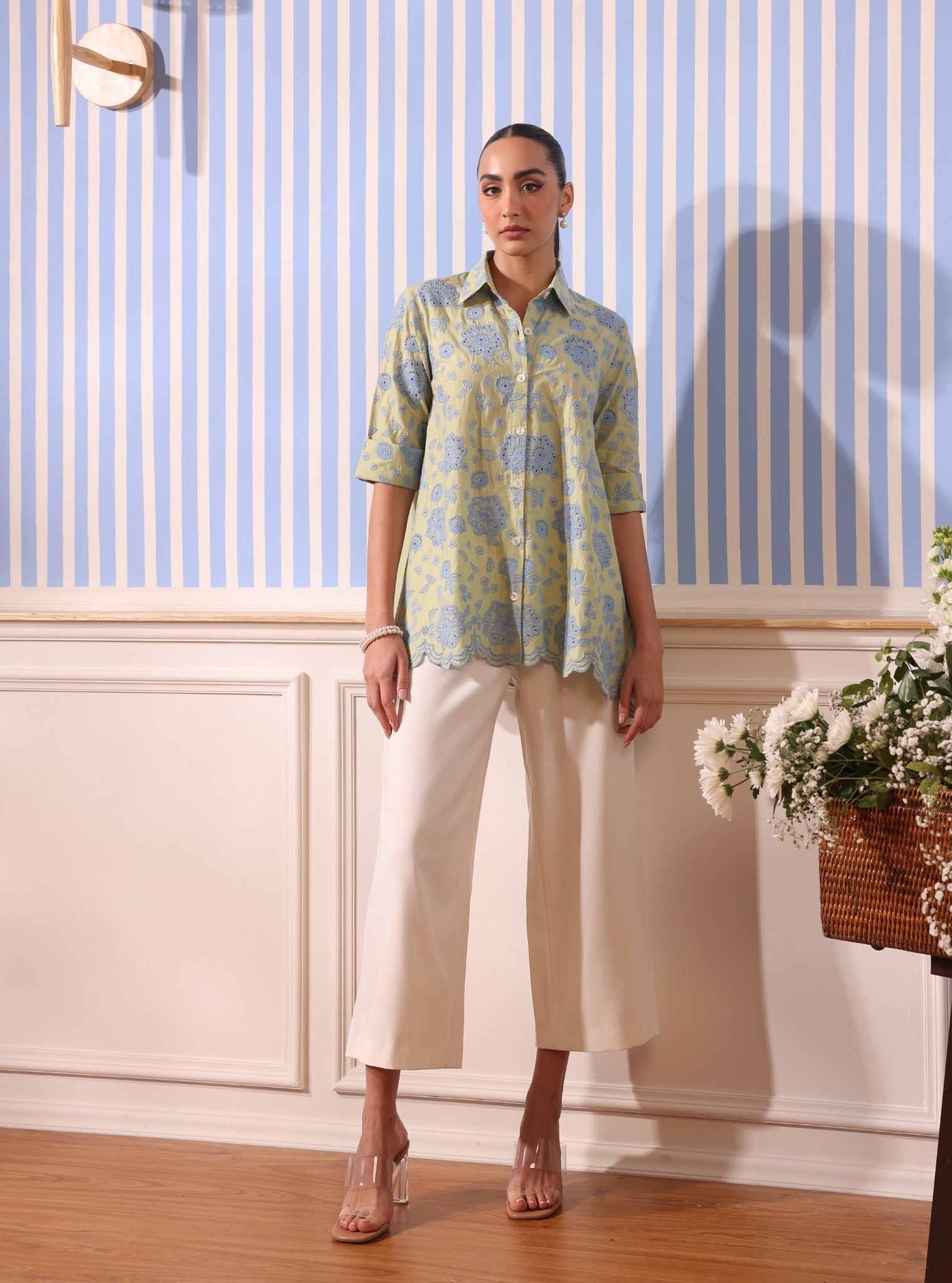 Soren Supima Cotton Green Shirt