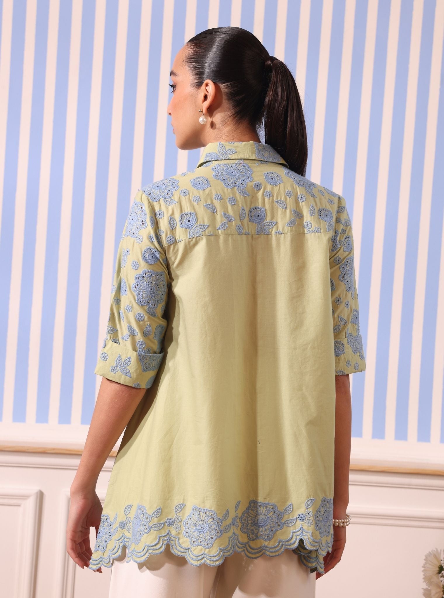 Soren Supima Cotton Green Shirt