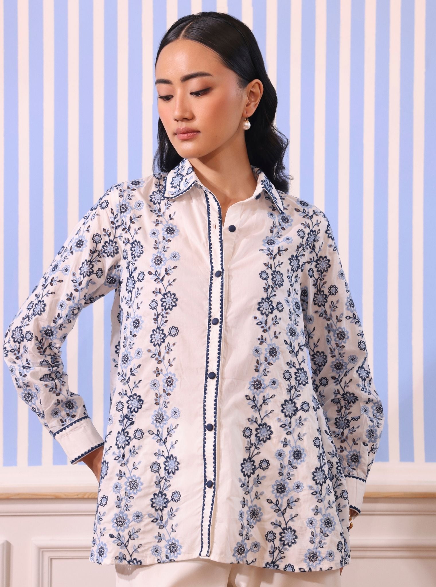 Hugo Supima Cotton White Shirt