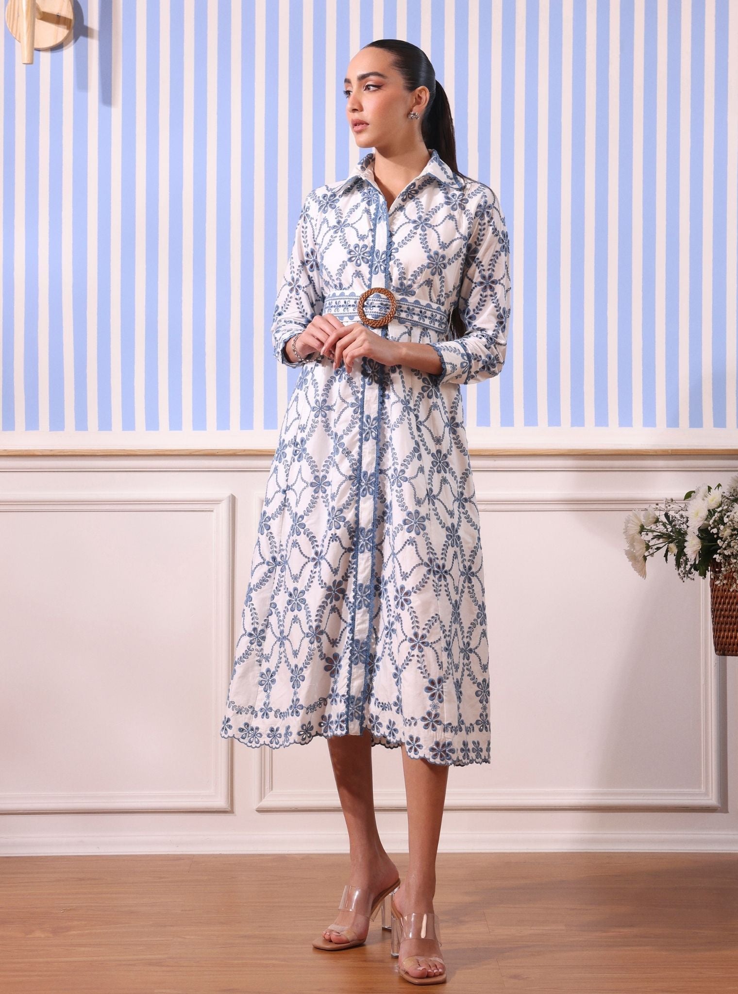 Astrid Supima Cotton White Dress