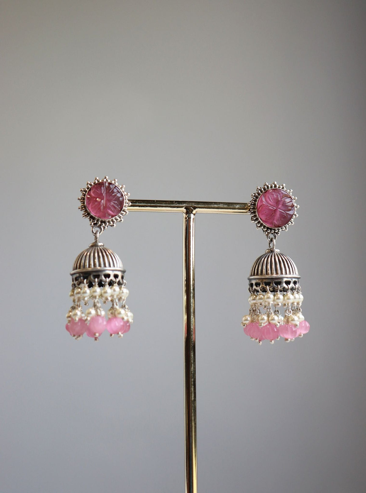 Pure Silver Aasmi Jhumki