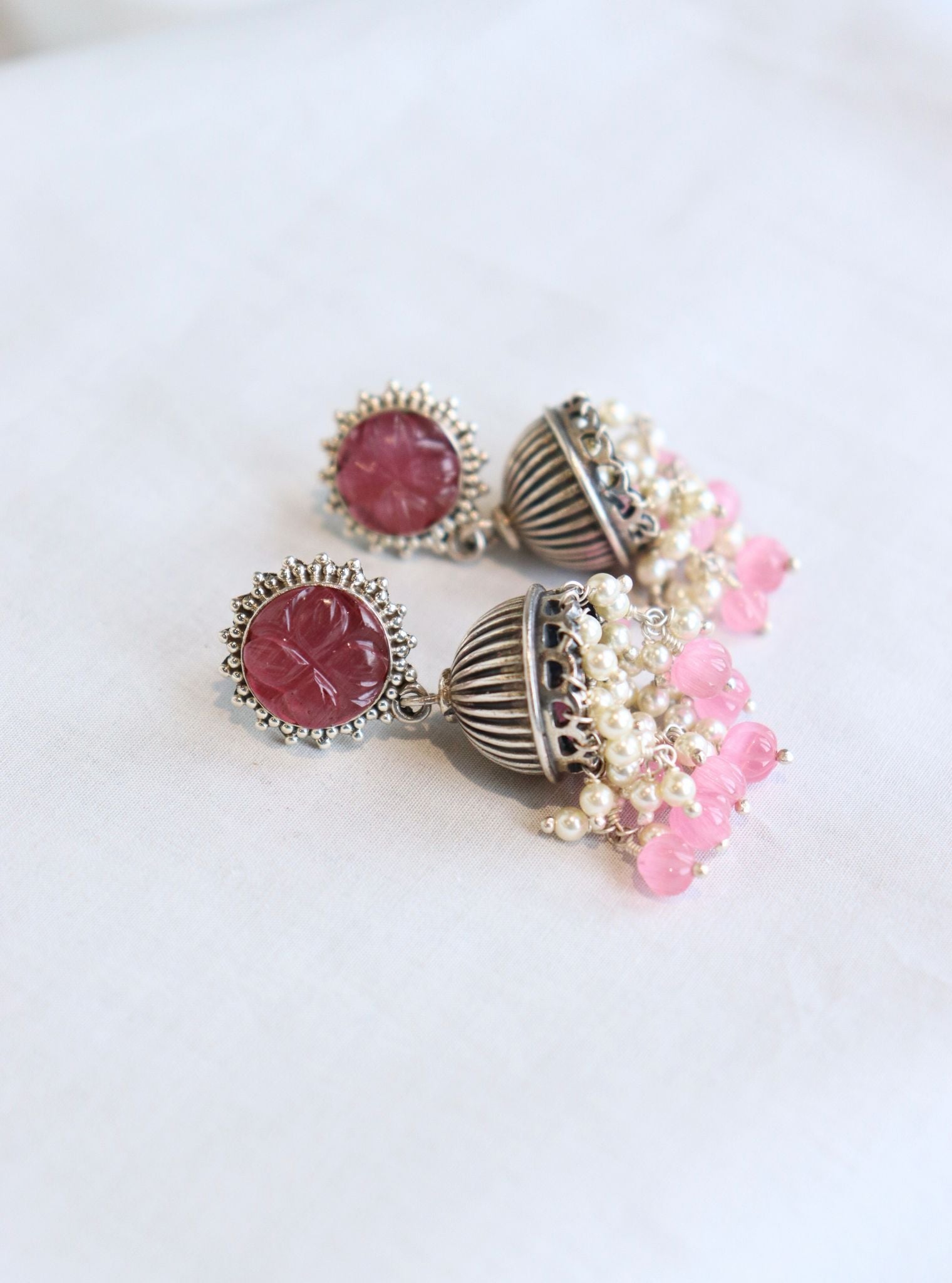 Pure Silver Aasmi Jhumki