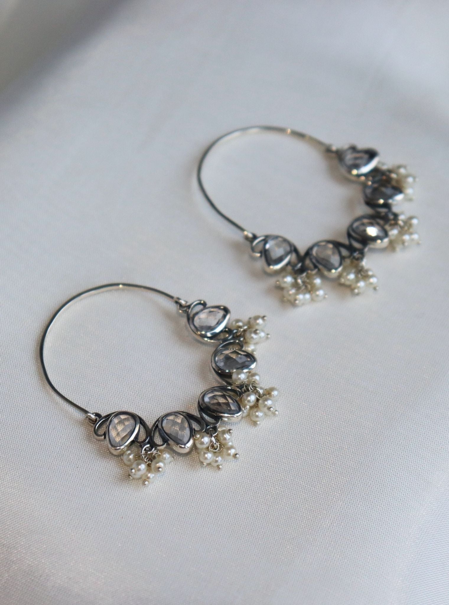 Pure Silver Navya Earrings