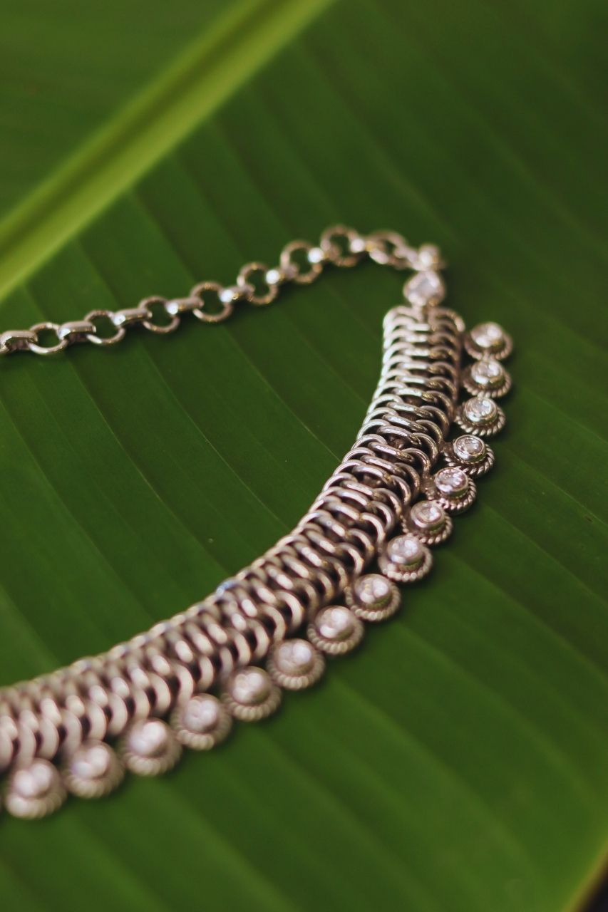 Pure Silver Saanvi Necklace
