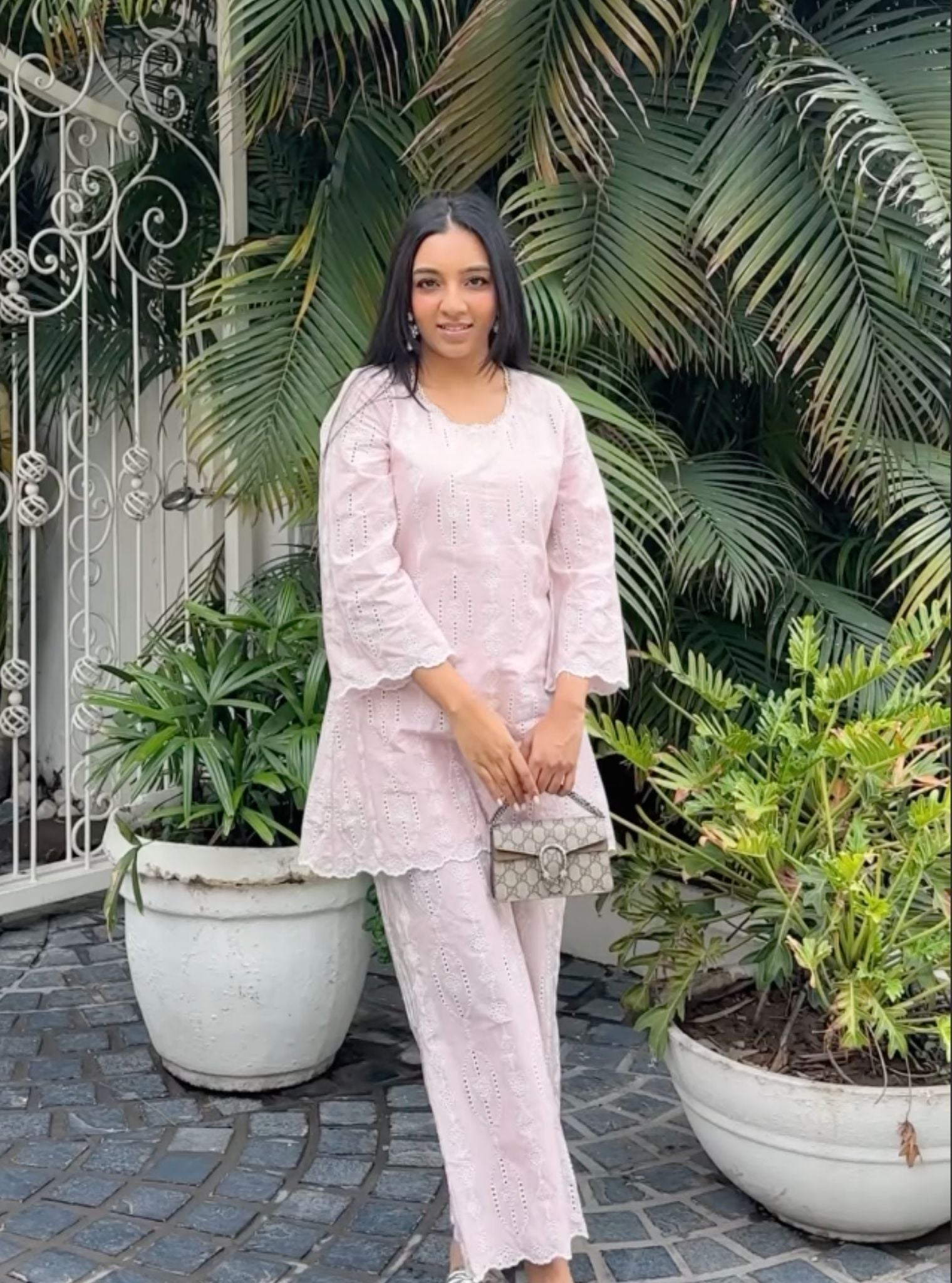 Reeve Supima Cotton Dusty Pink Co-ord Set