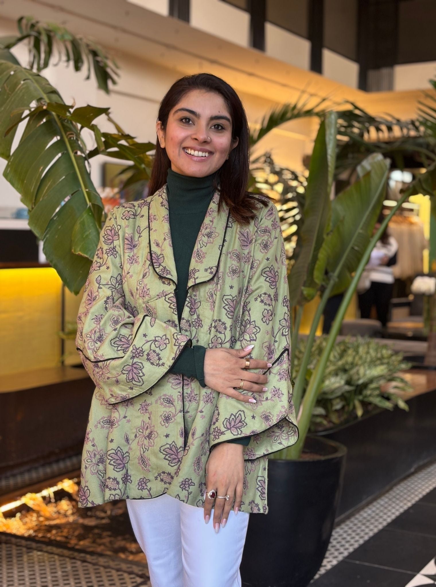 Faria Wool Green Jacket