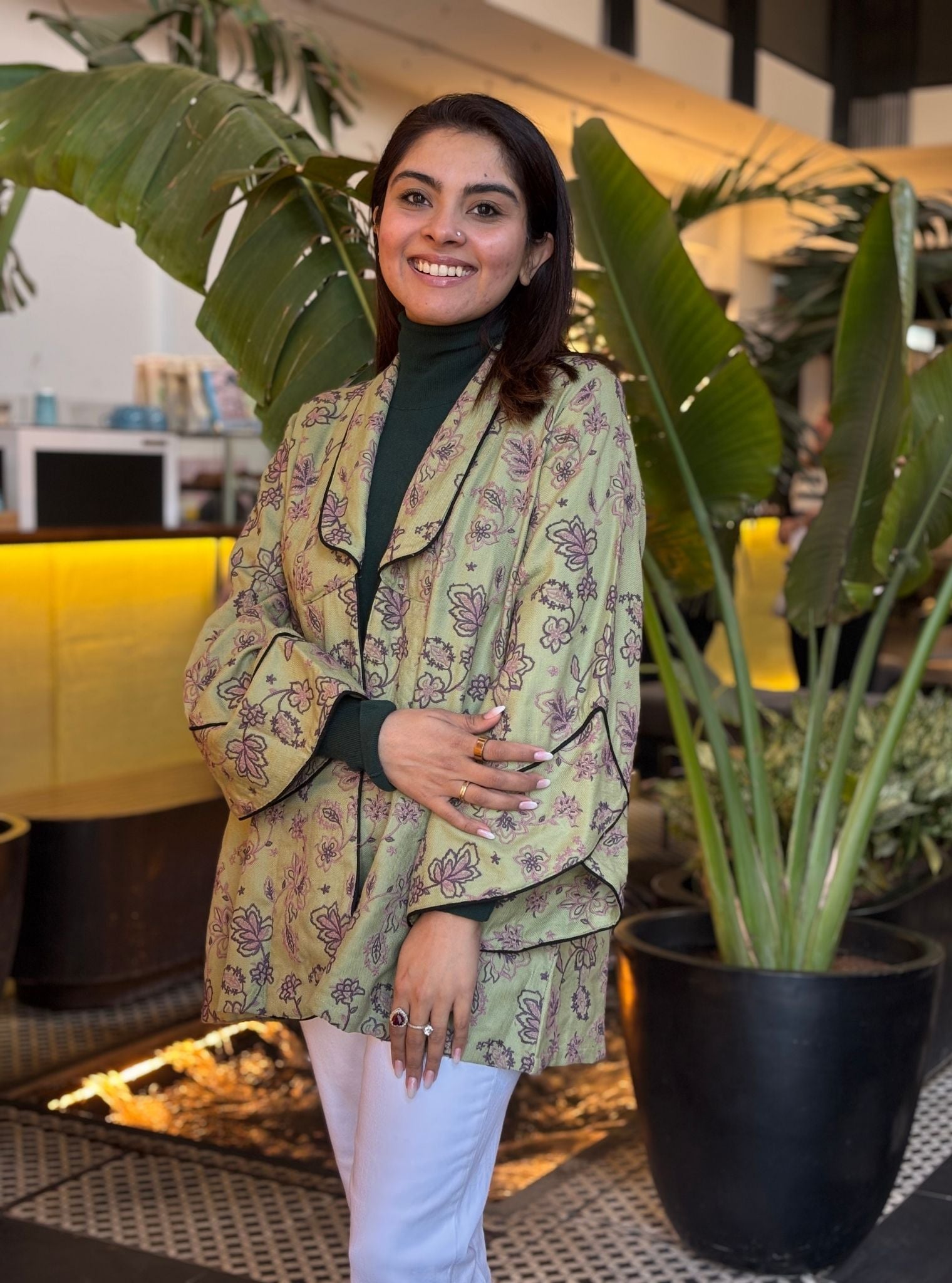 Faria Wool Green Jacket