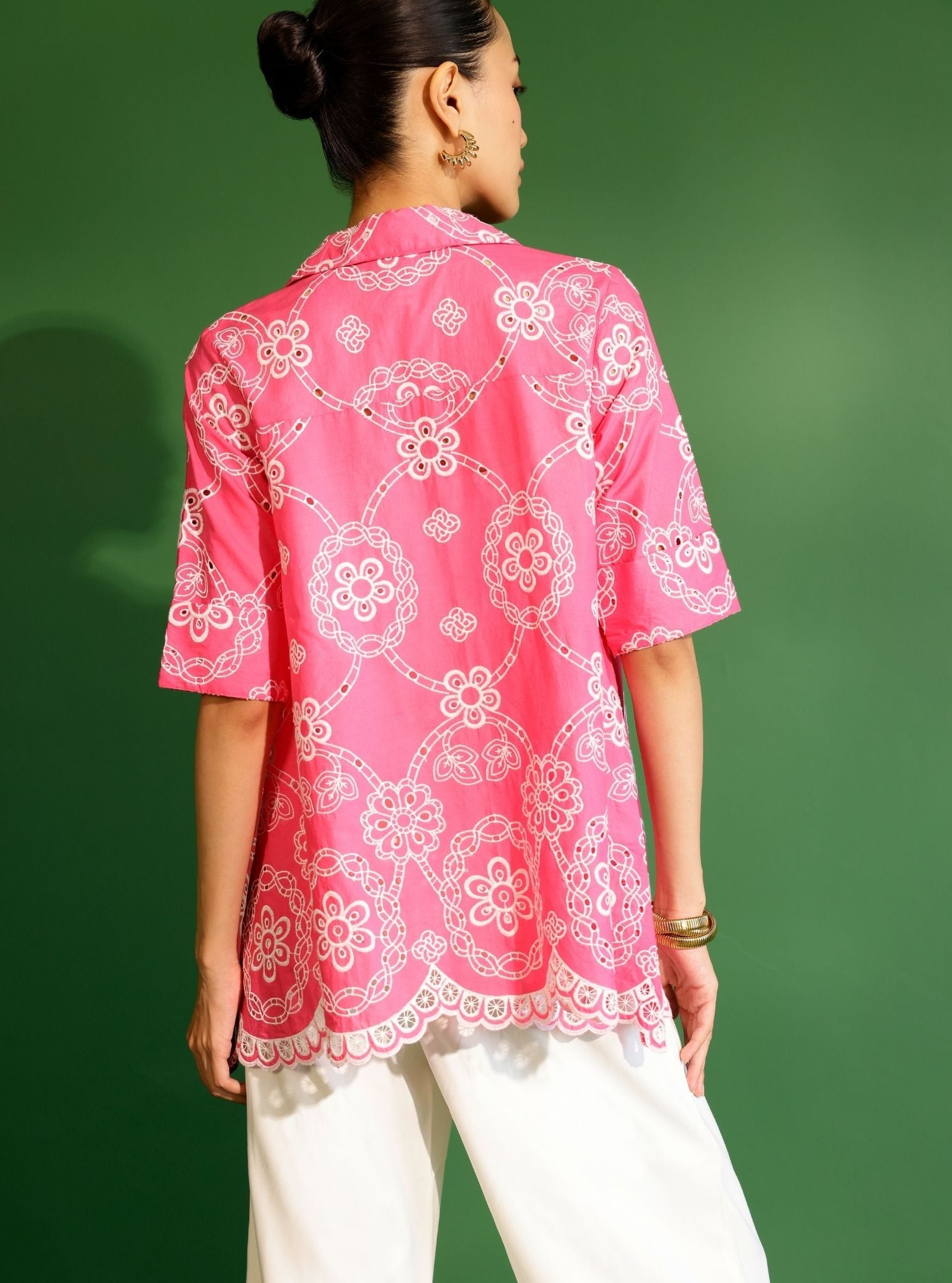 Finn Cotton Fuschia Shirt