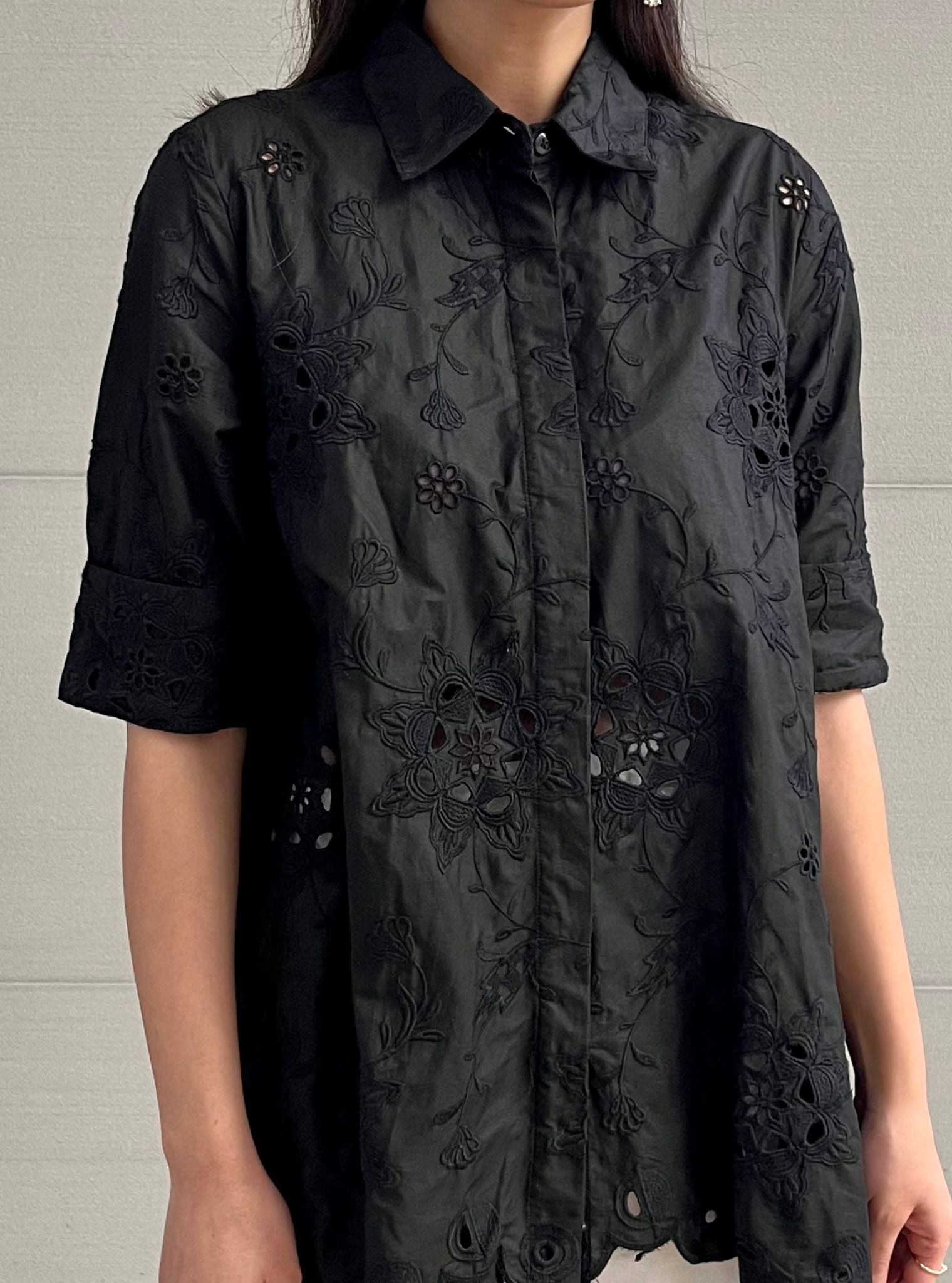 EVE Supima Cotton Black SHIRT