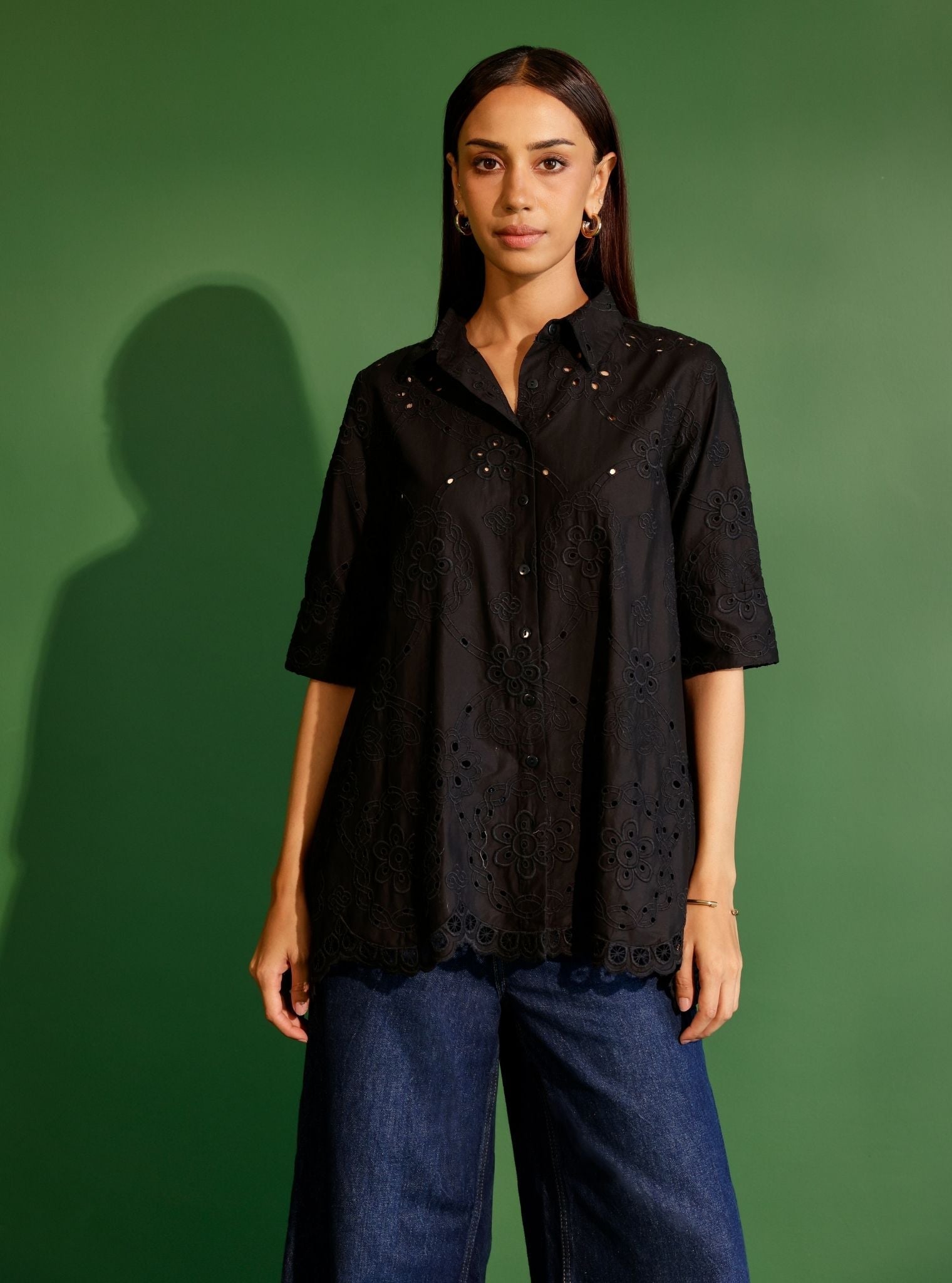 Finn Supima Cotton Black Shirt