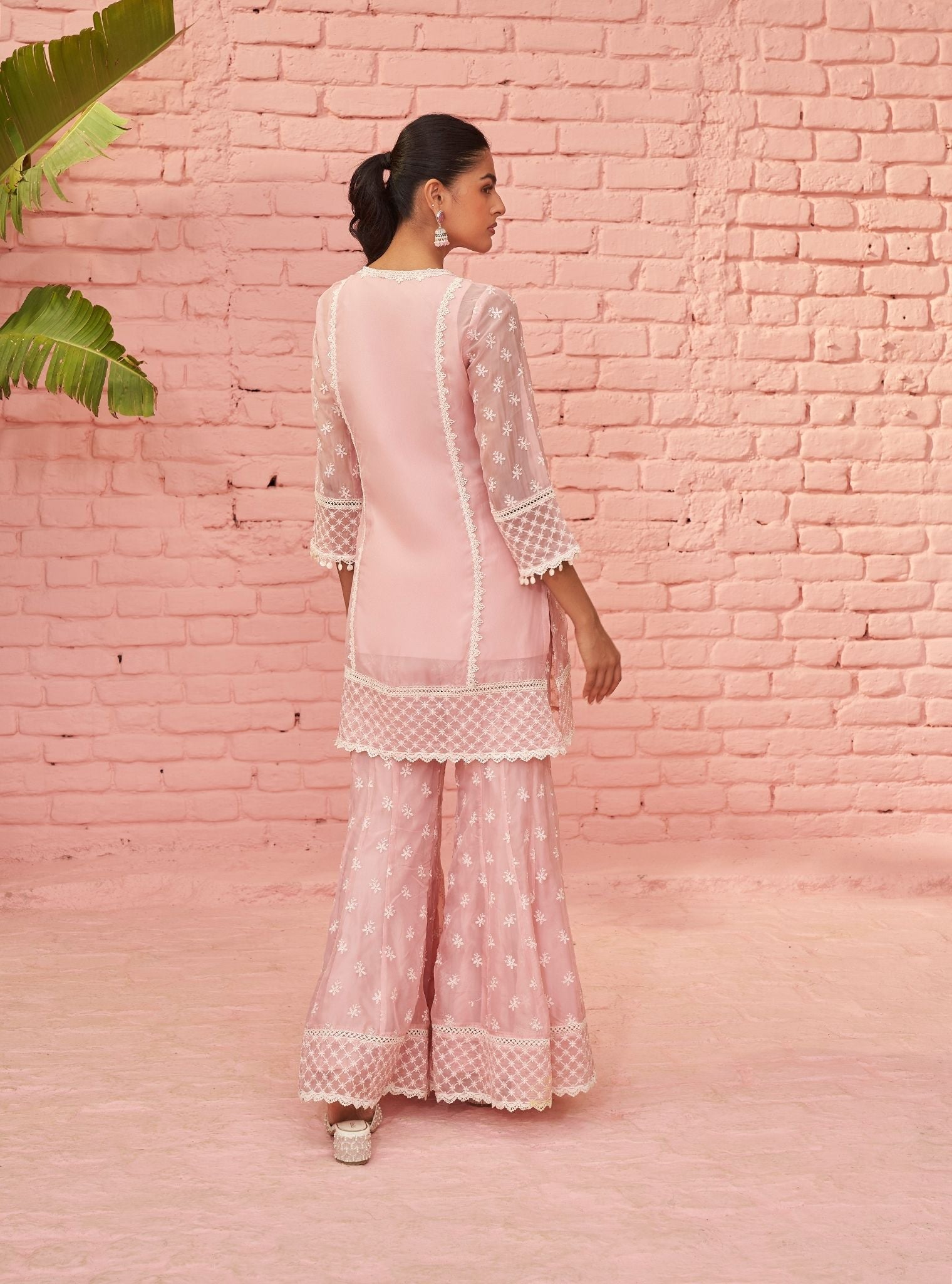Raaga Organza Pink Kurta Set