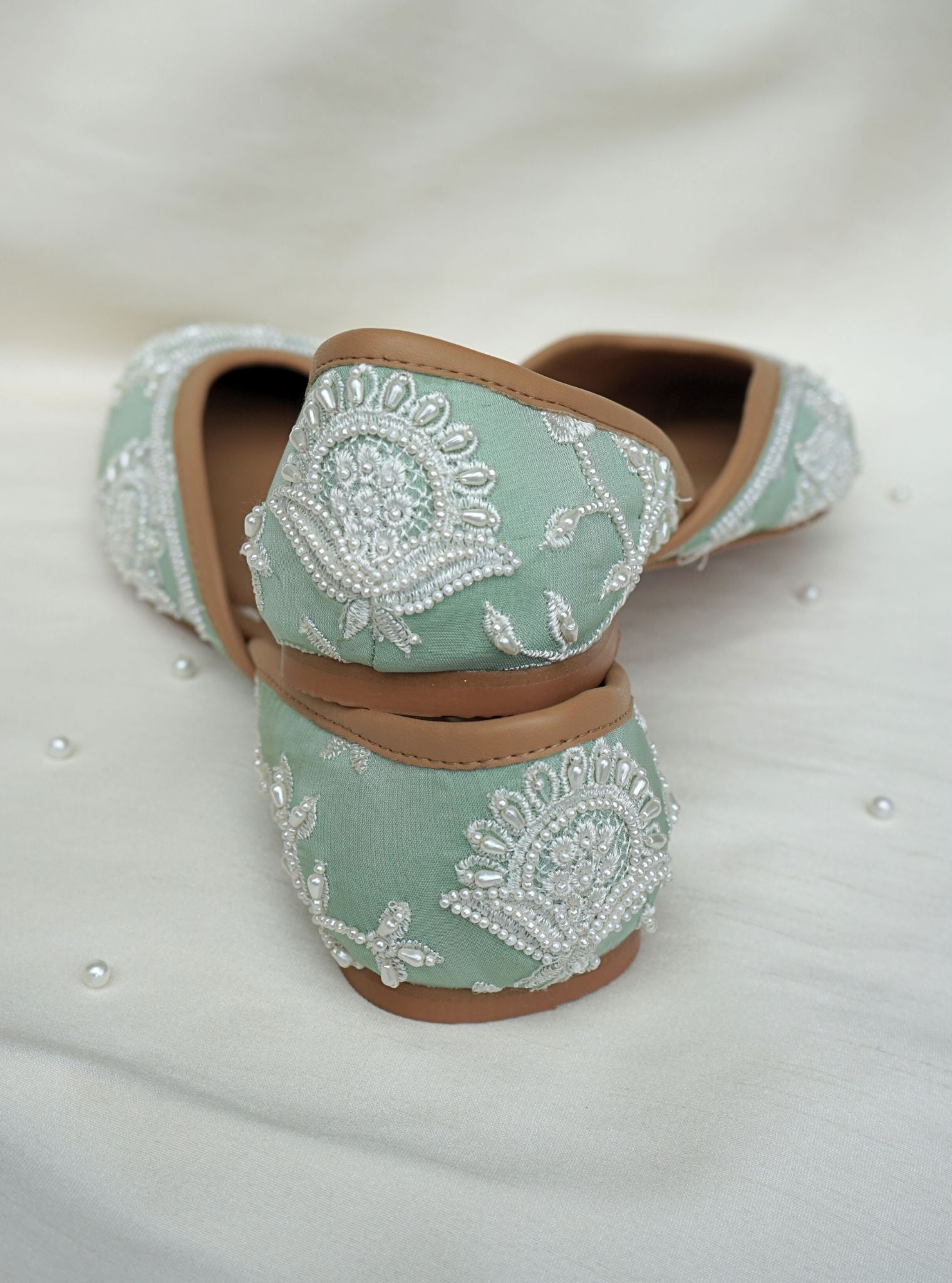 Mira Light green Vegan Jutti