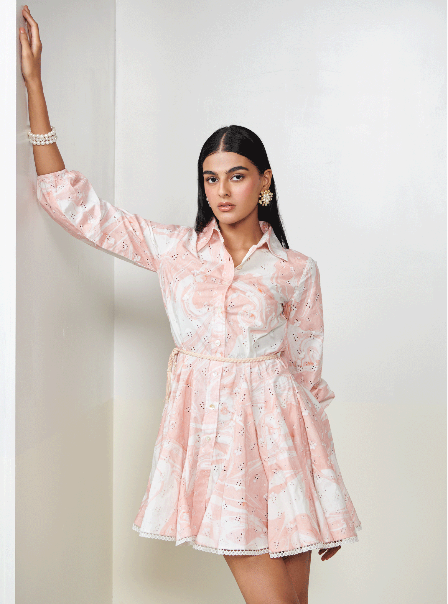 Anza Supima Cotton Pink Dress