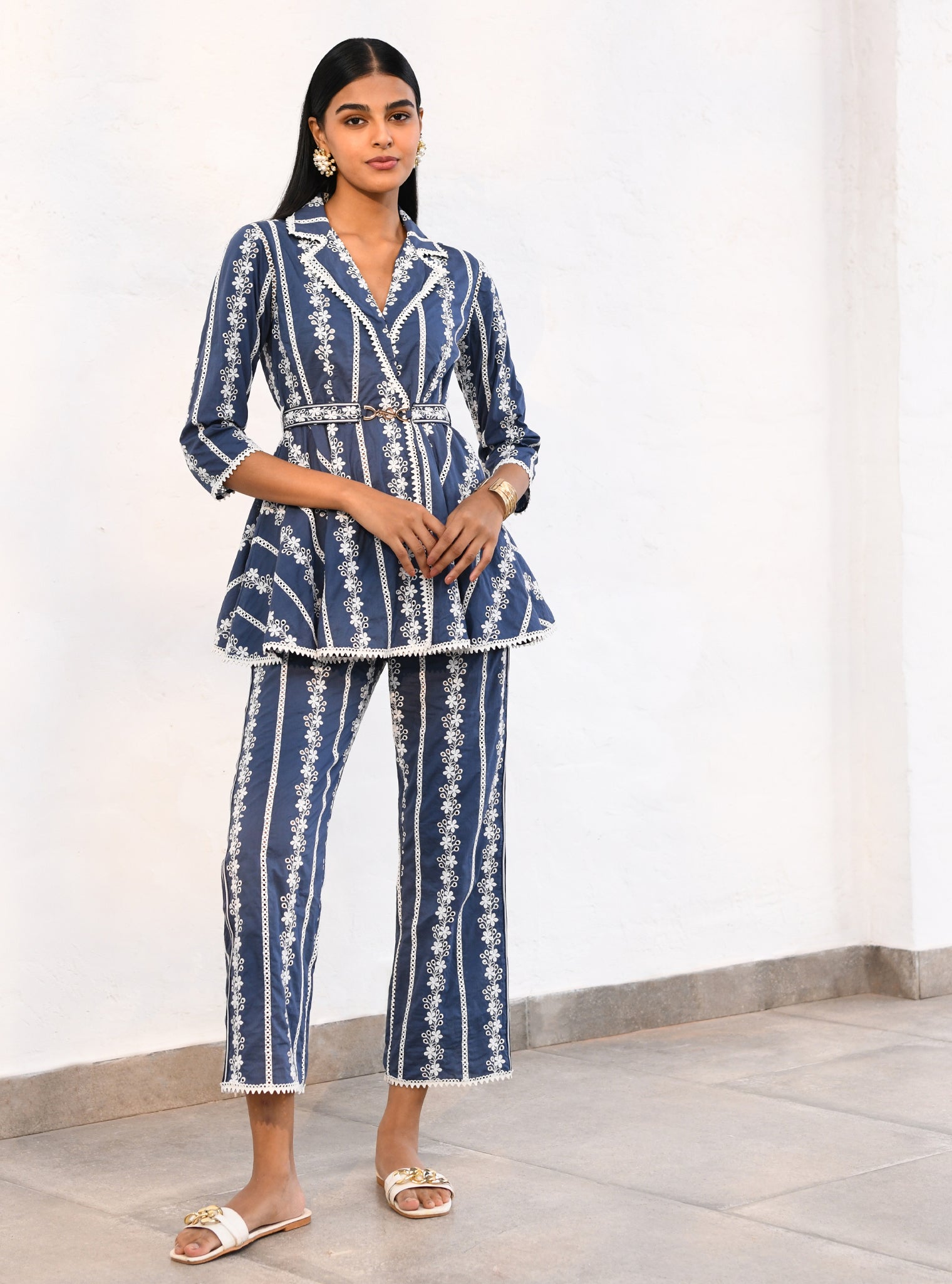 Bristol Supima Cotton Navy Co-ord Set