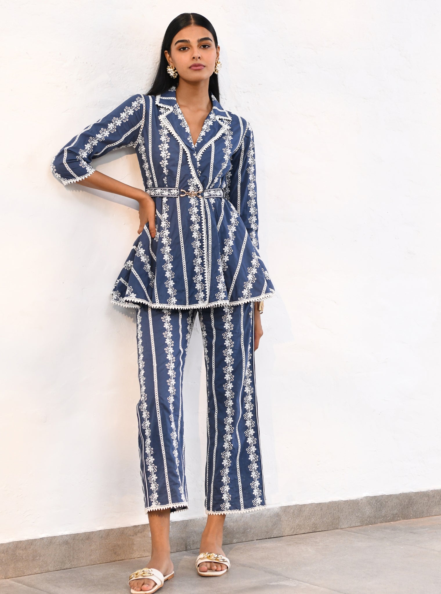 Bristol Supima Cotton Navy Co-ord Set