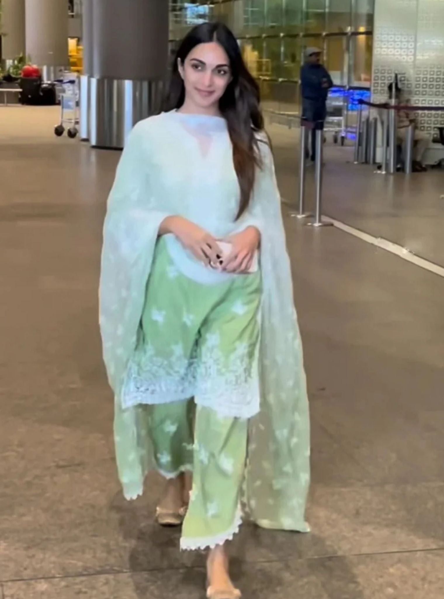 Chapoli Supima Cotton Green Kurta Set