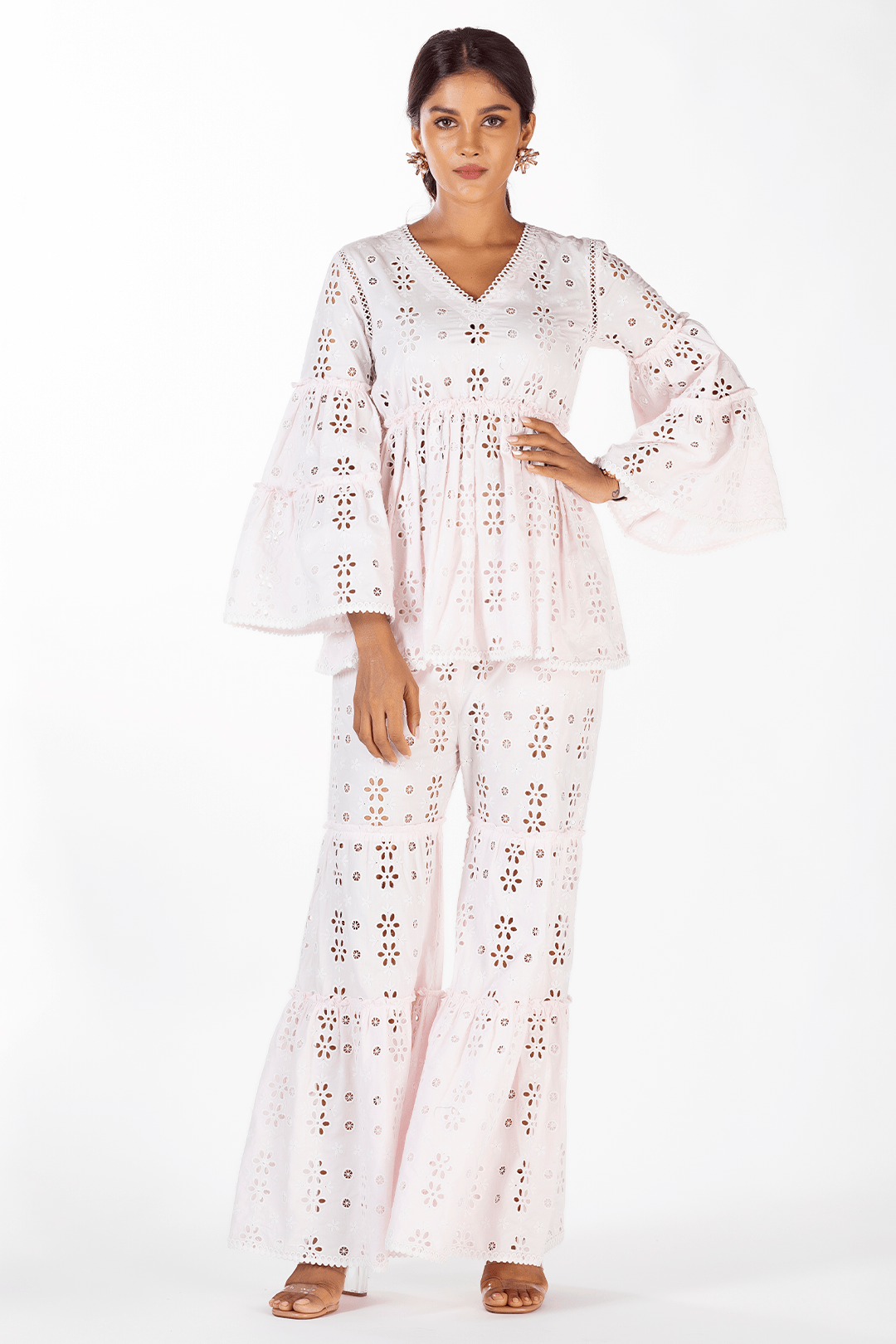 Chloe Supima Cotton Pink Co-ord Set