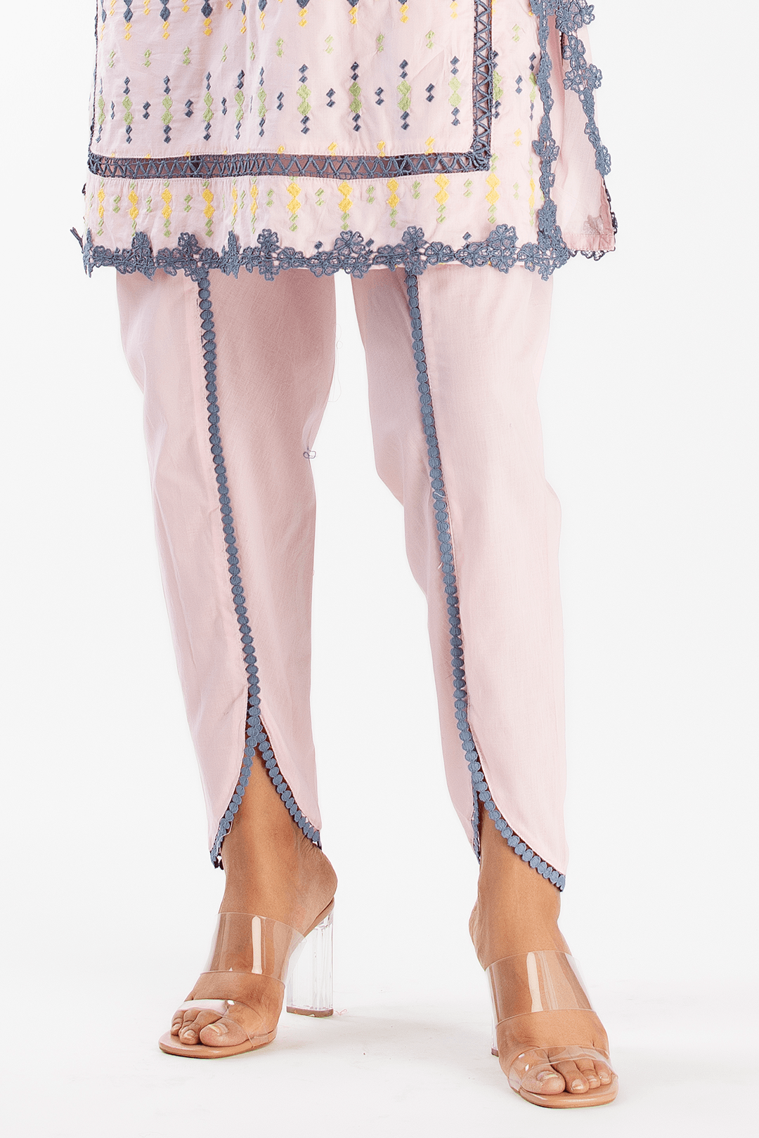 Mulmul Supima Cotton Cupid Pink Pyajama