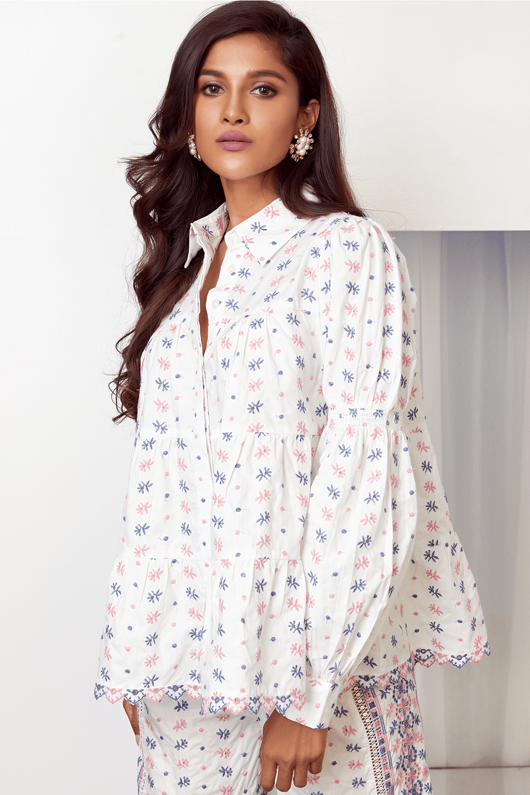 Esmee Supima Cotton White Co-ord Set