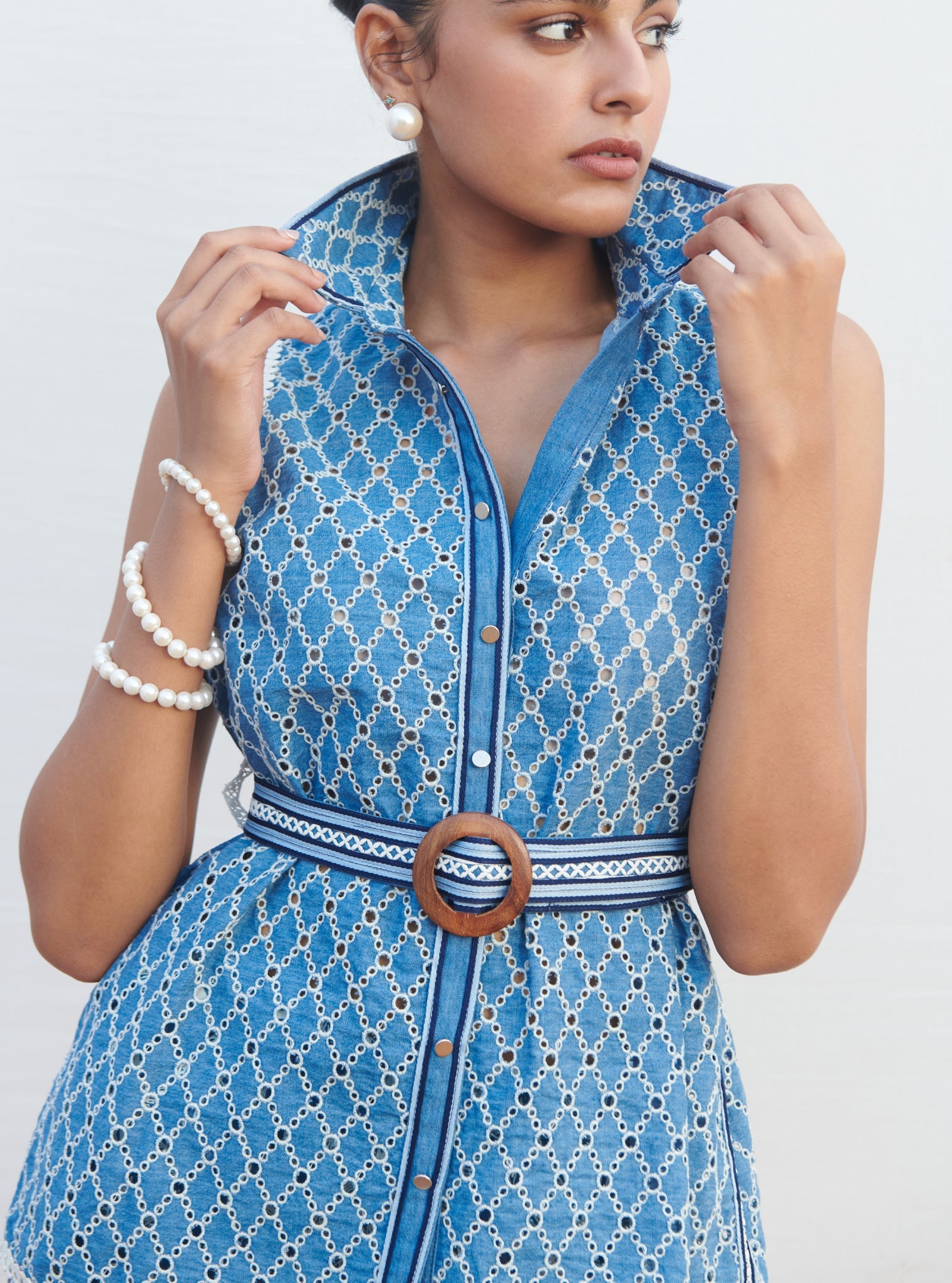 Flynn Denim Dark Blue Co-ord Set