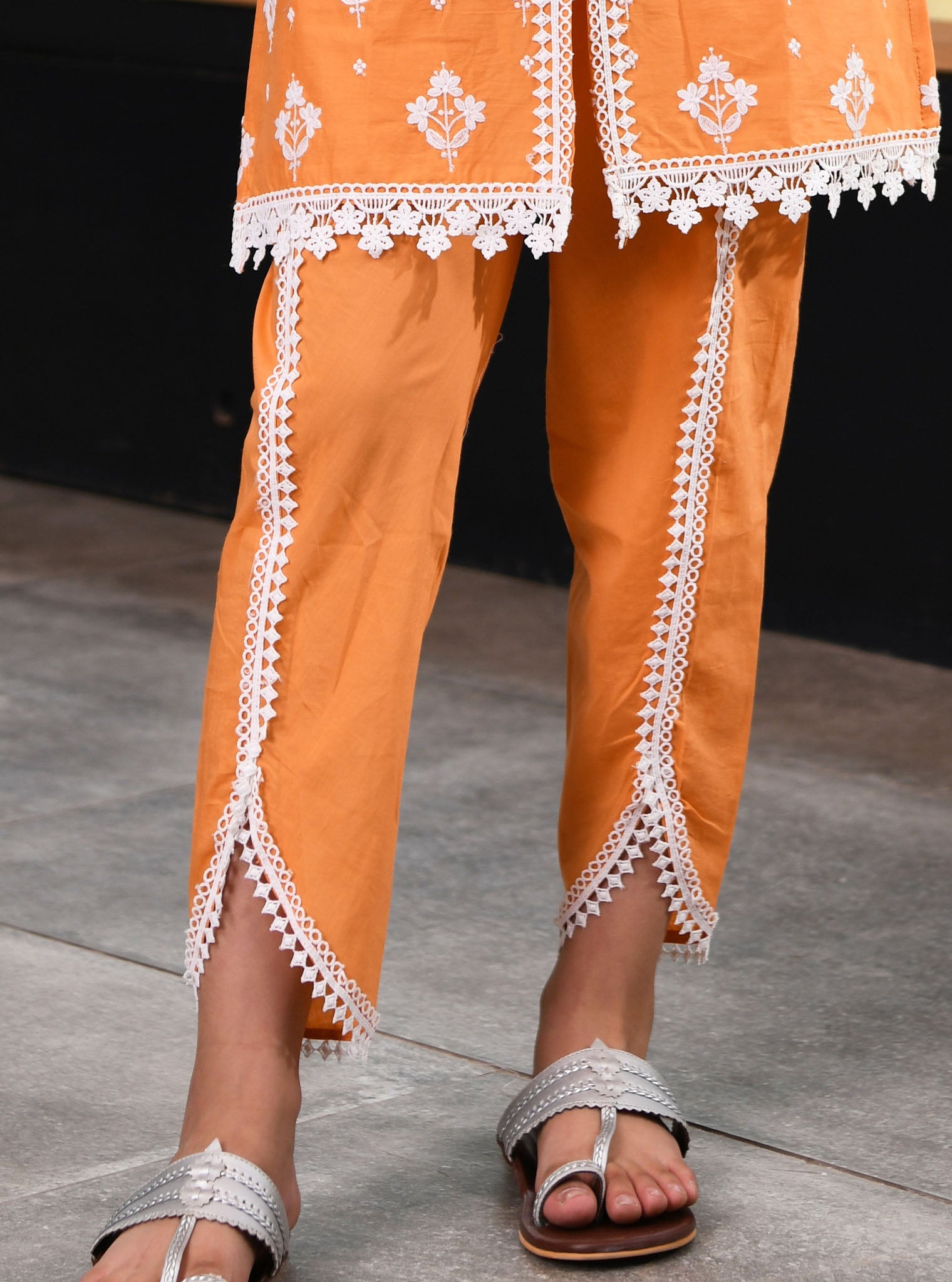 Hope Supima Cotton Orange Kurta Set