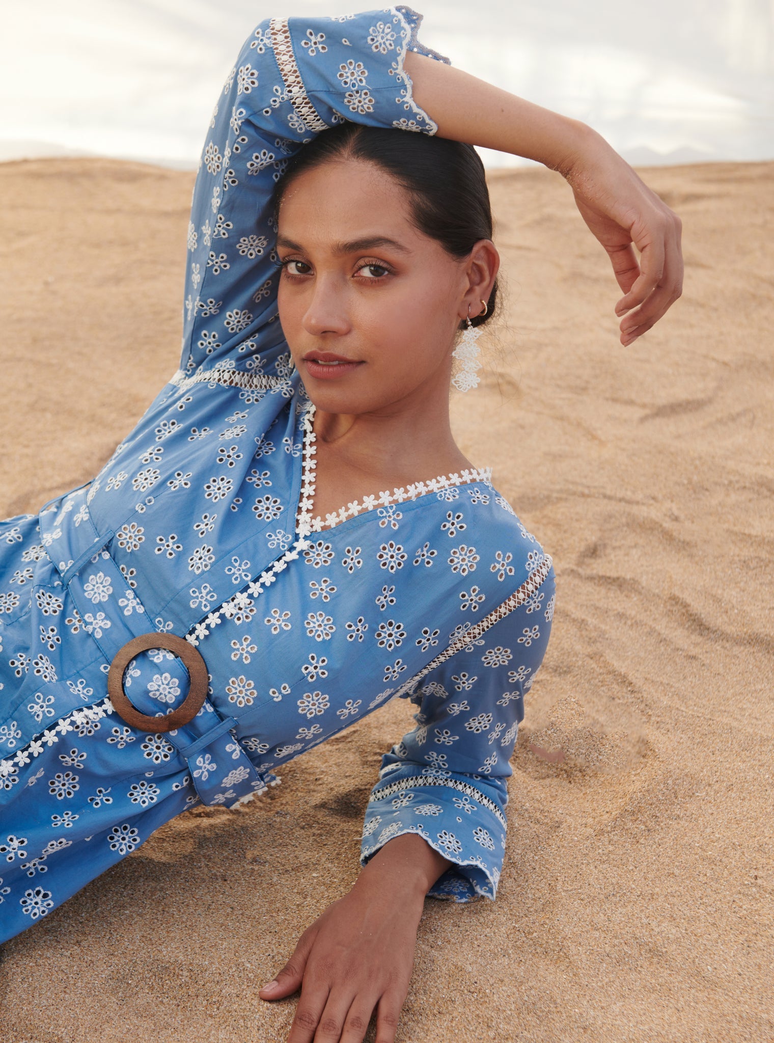 Lillian Supima Cotton Denim Dress