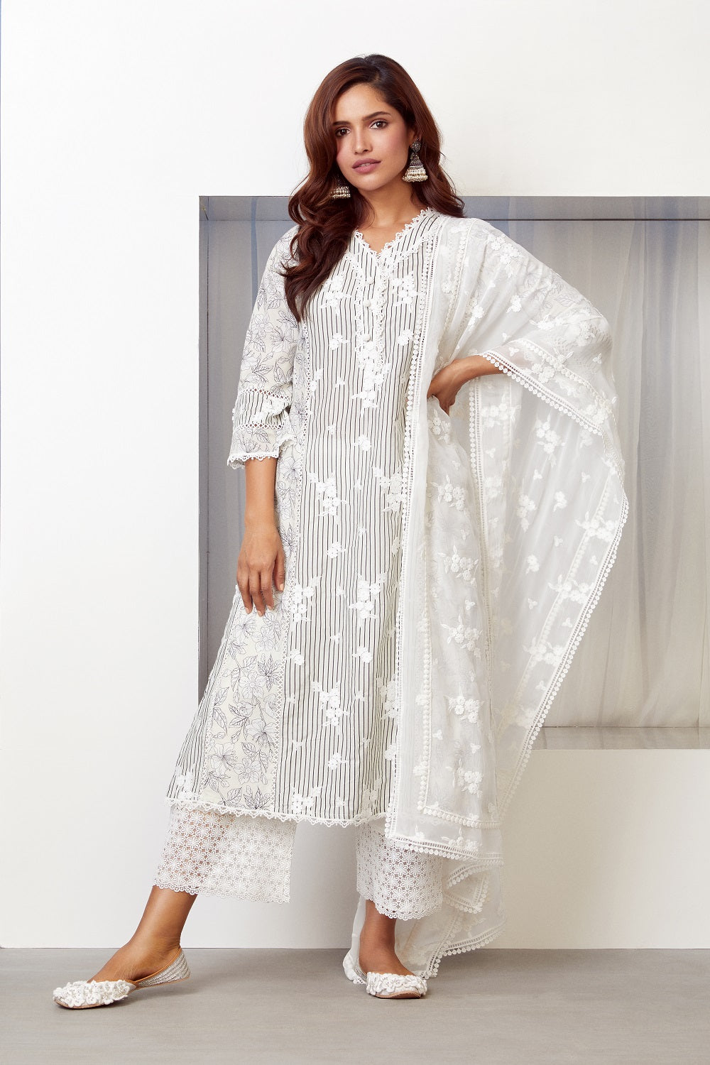Mulmul Supima Cotton Carnaby Kurta