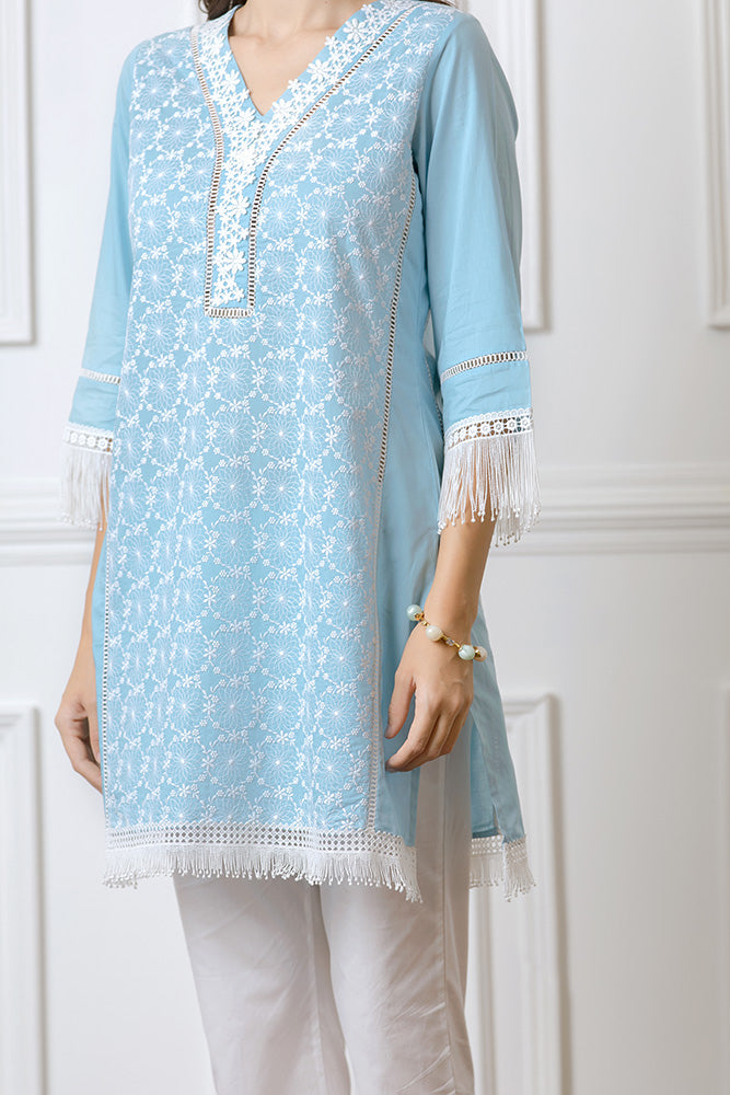 Mulmul Posey Kurta