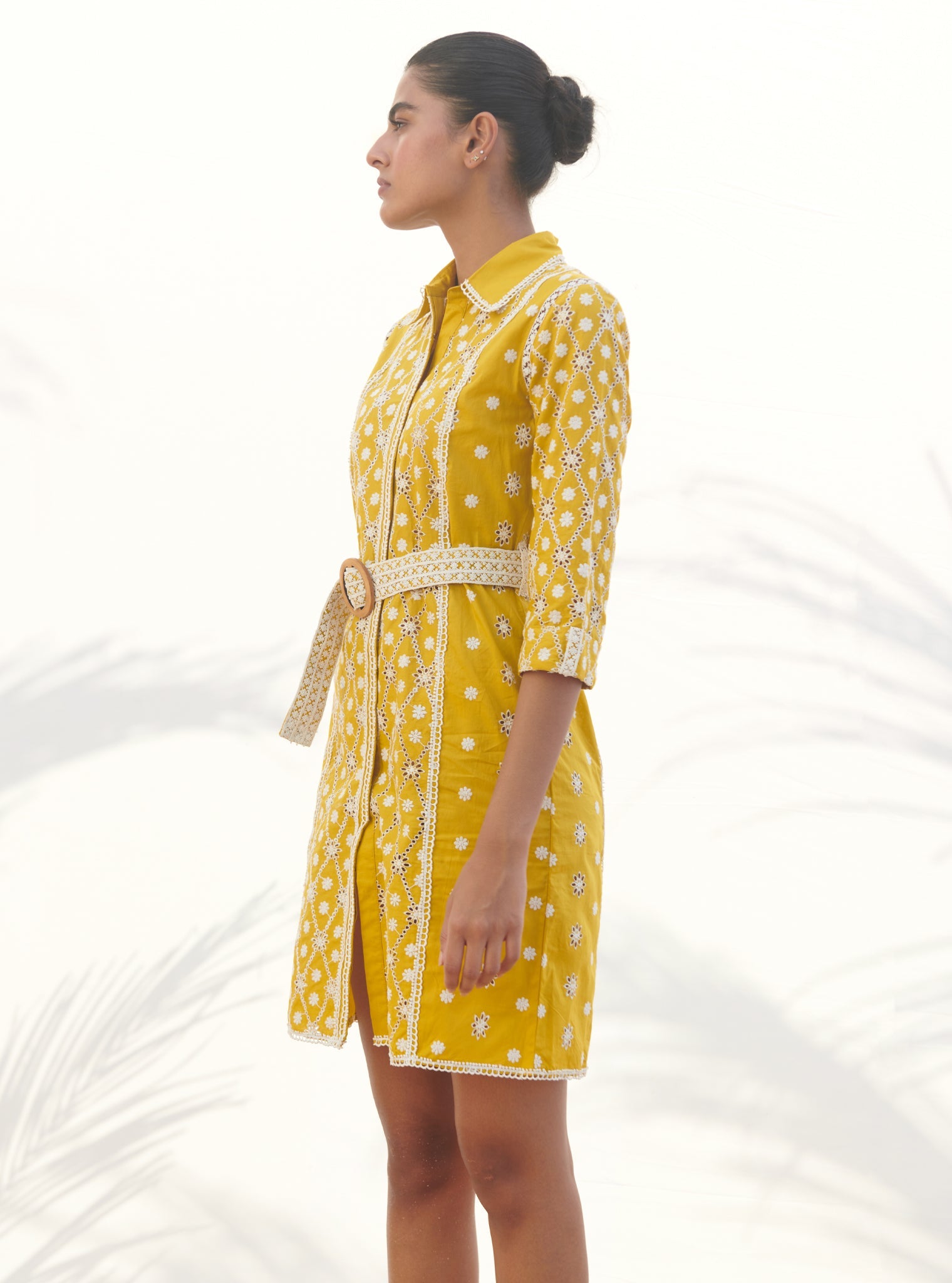 Periwinkle Supima Cotton Yellow Dress