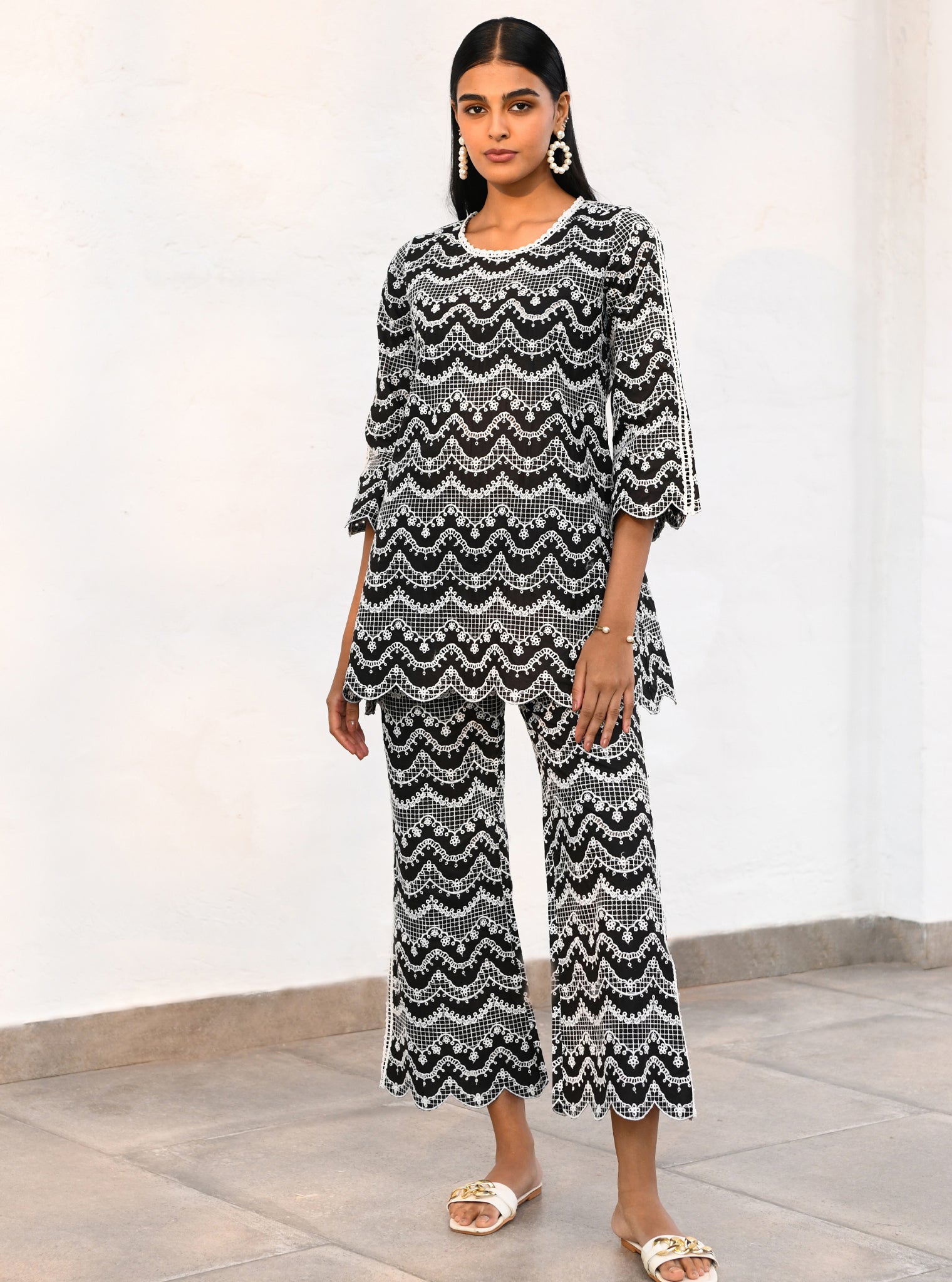 Preston Supima Cotton Black Co-ord Set