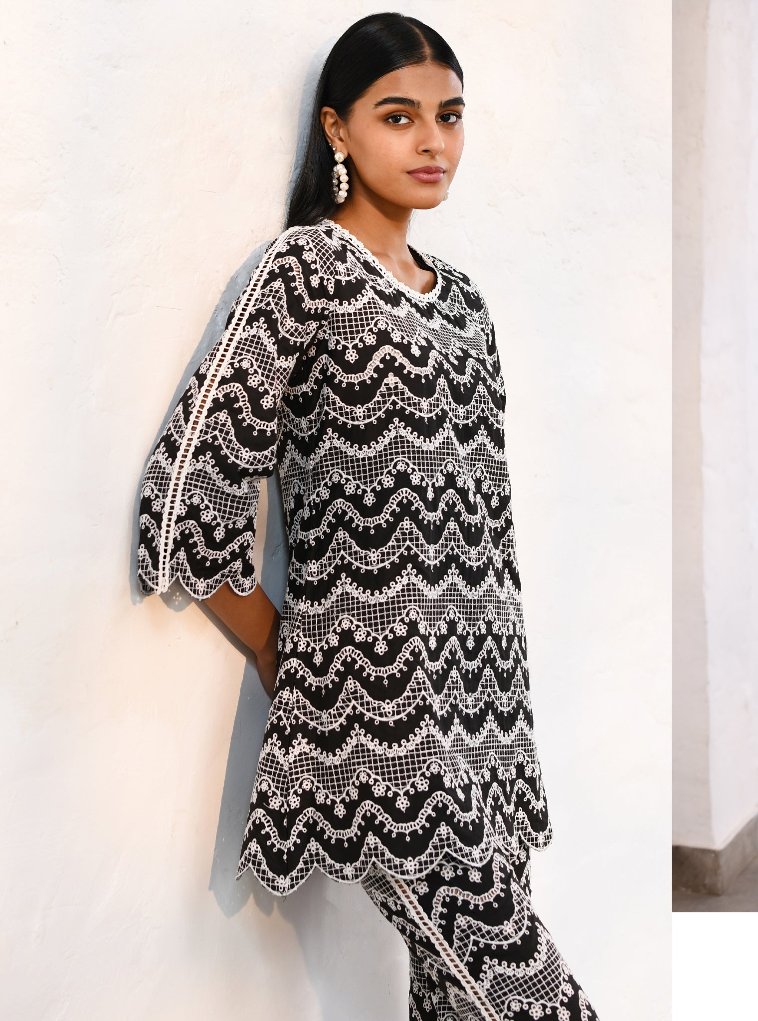 Preston Supima Cotton Black Co-ord Set