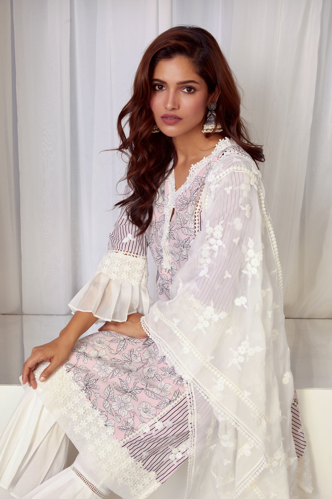 Soho Supima Cotton Pink Kurta Set