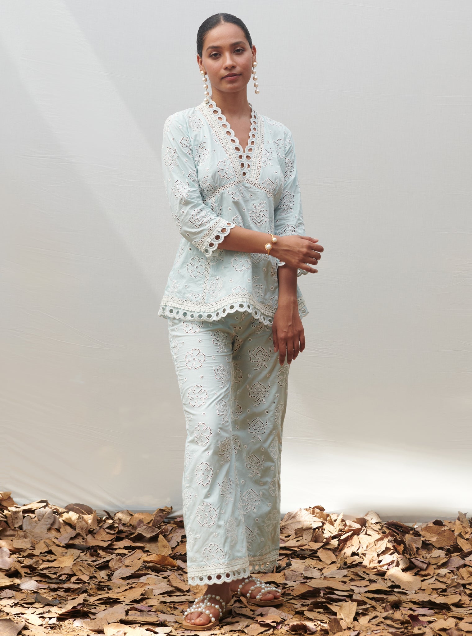 Torenia Supima Cotton Blue Co-ord Set