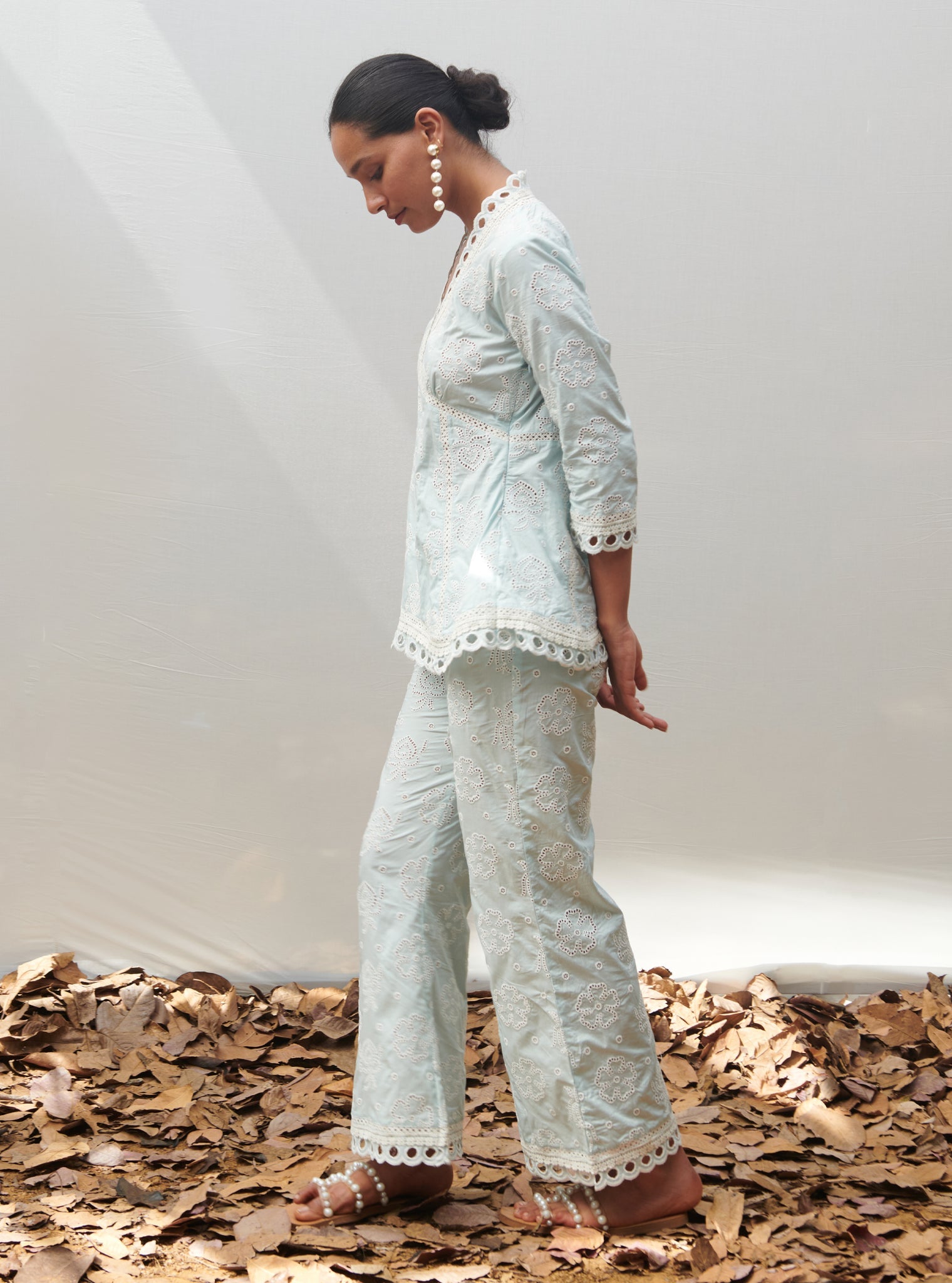 Torenia Supima Cotton Blue Co-ord Set