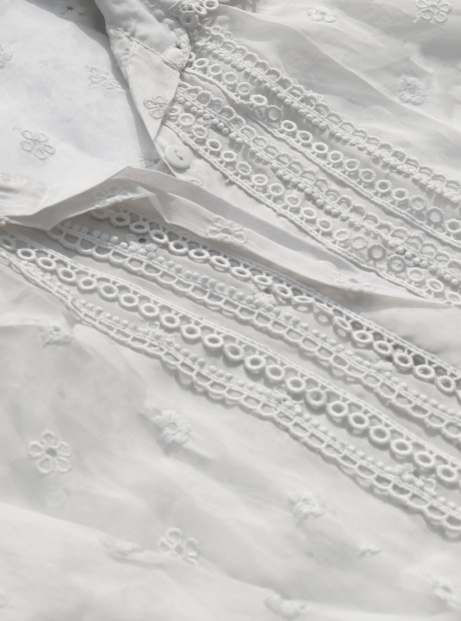 Adonis Organza White Shirt