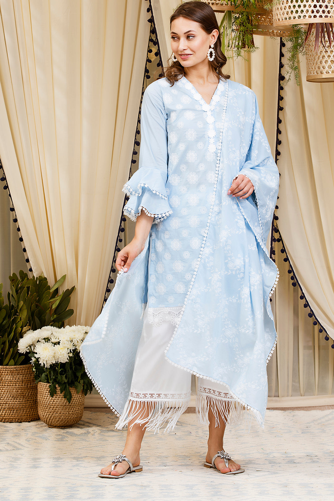 Daffodil Kurta LIGHT BLUE